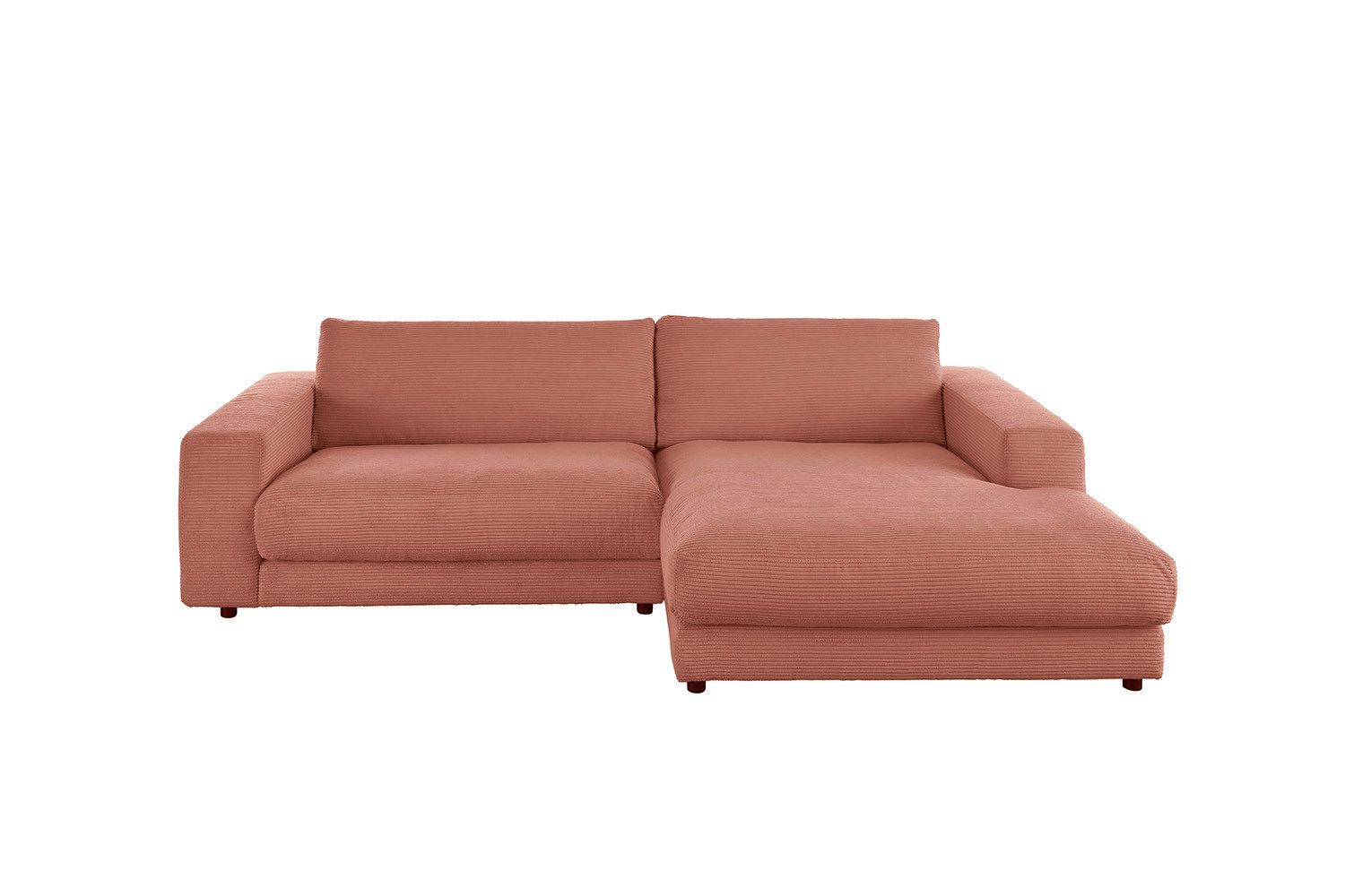 KAWOLA Ecksofa MADELINE, Sofa Cord Longchair günstig online kaufen
