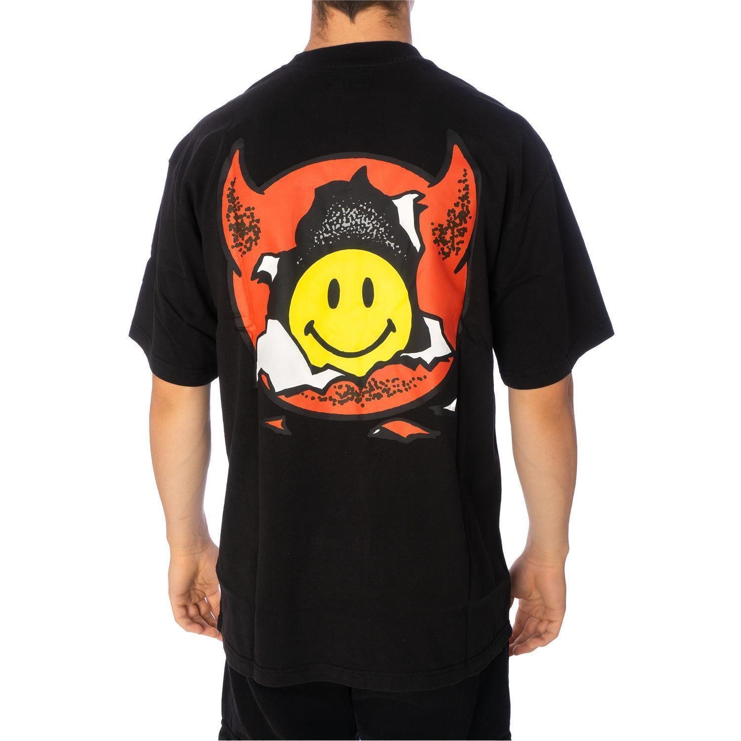 Market T-Shirt T-Shirt Market Smiley Inner Peace (1-tlg) Großes "Market" Logo-Print auf der Rückseite