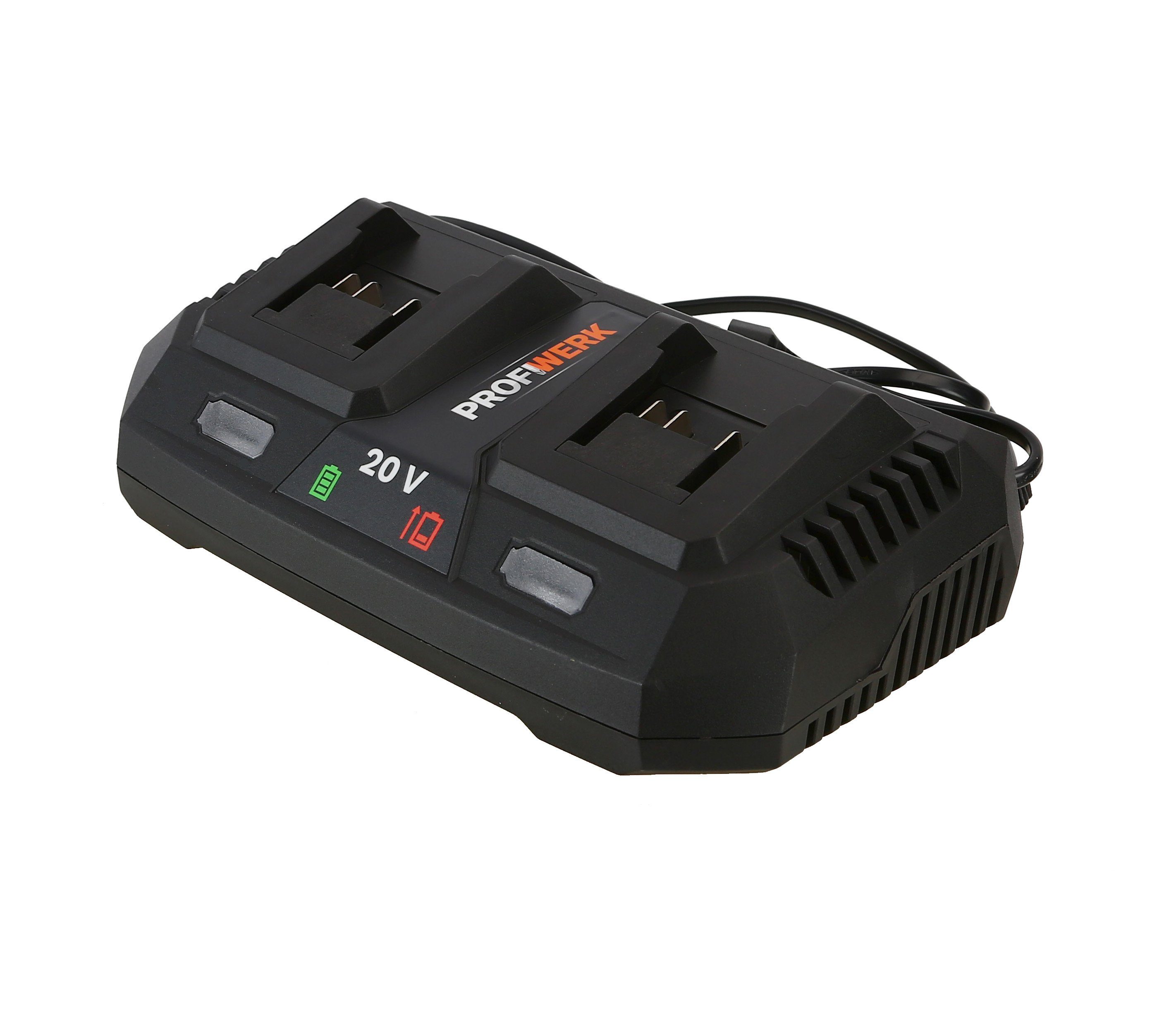 Dual-Ladestation 20V, 3,0A PWL-3.0 Werkzeug-Akku-Ladetechnik