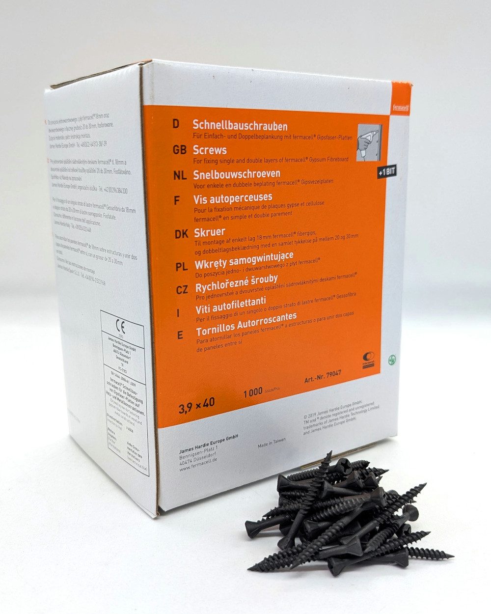 fermacell Schnellbauschraube fermacell® Schnellbauschrauben 3,9x40mm, 1000 Stück