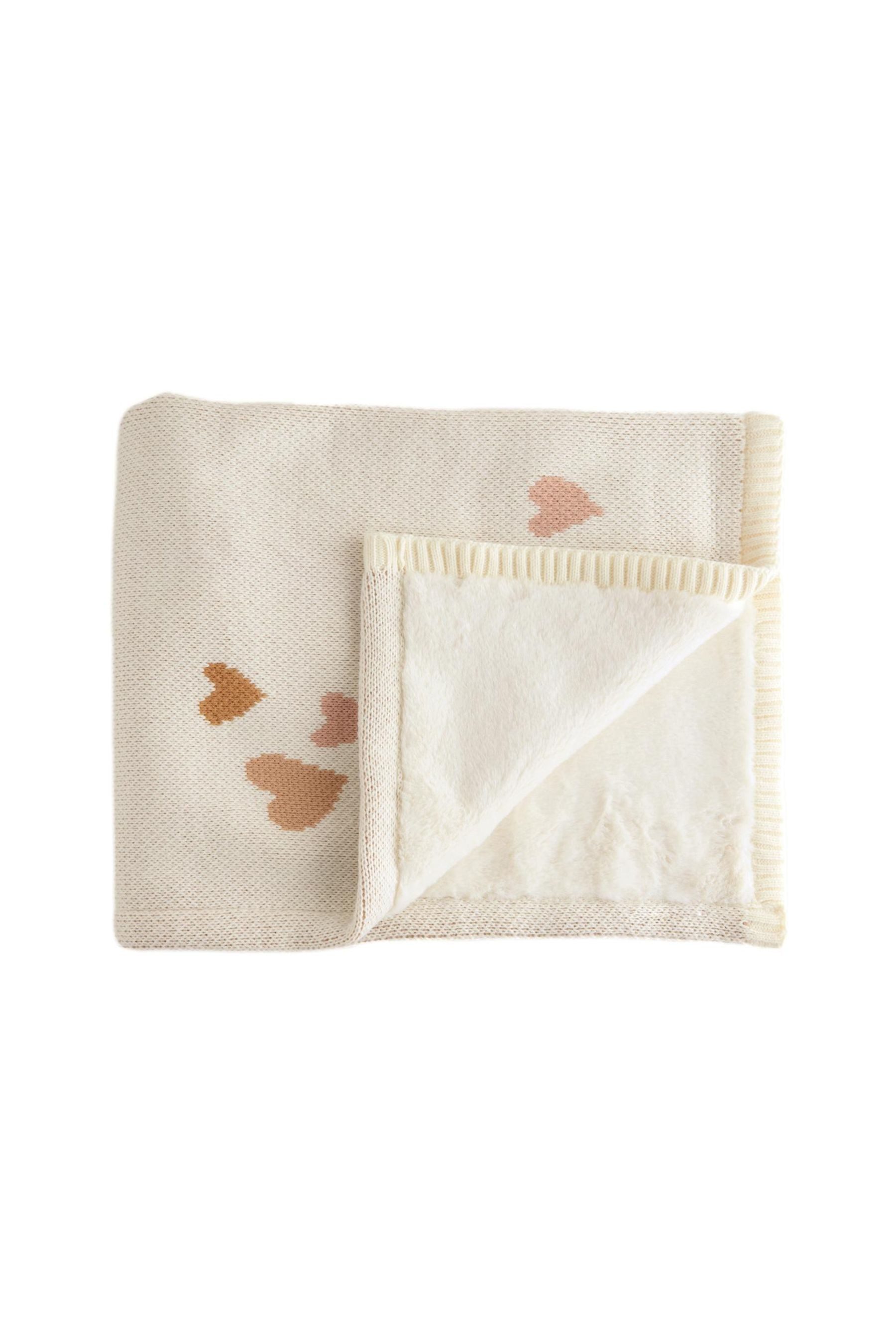 Babydecke Baby-Strickdecke mit Fleecerückseite, Next günstig online kaufen