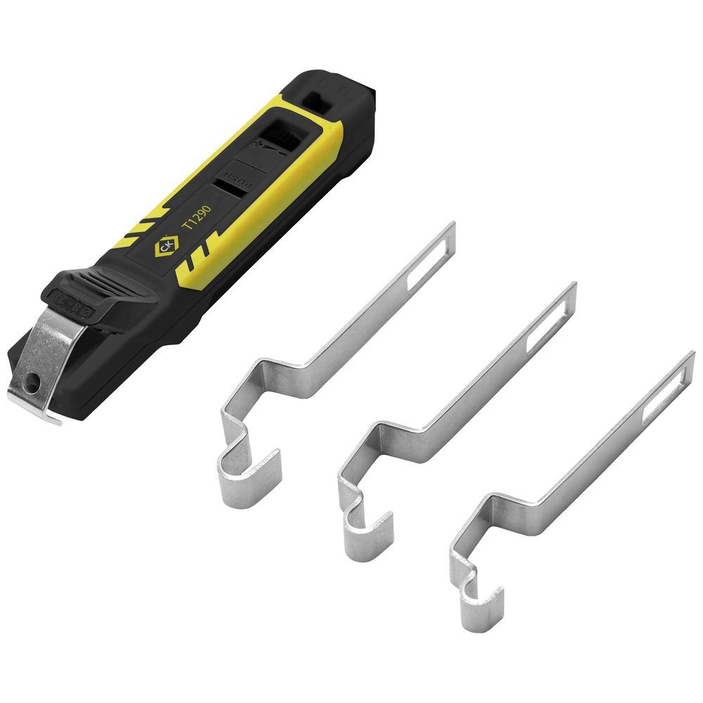 C.K Kabelmesser C.K T1290 Abisoliermesser Geeignet für Rundkabel, Flachkabel