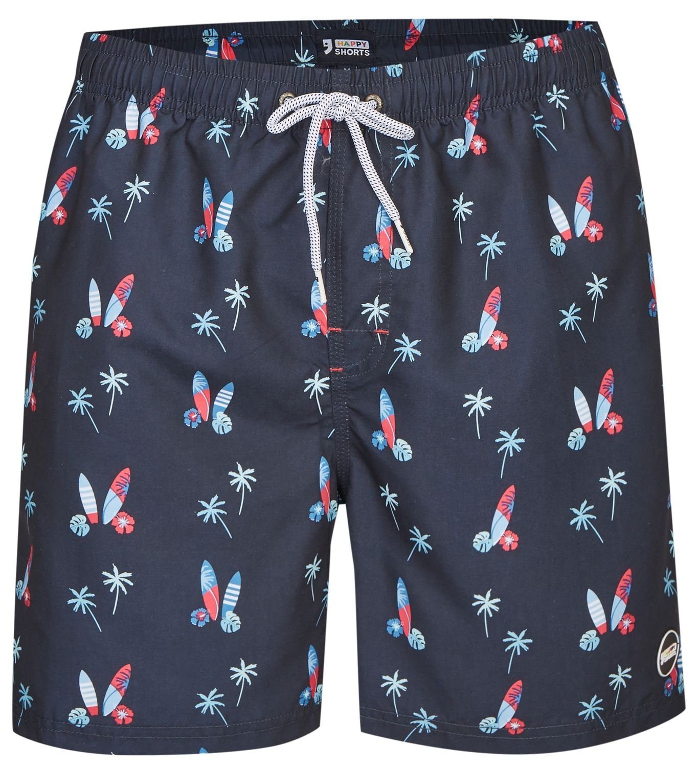 HAPPY SHORTS Badehose HAPPY SHORTS Herren Badeshorts Strandshorts Shorts Surfboards S - XXL