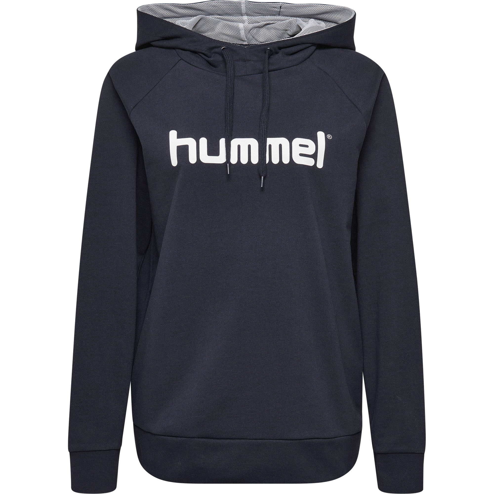 hummel Kapuzenpullover Hummel Damen Kapuzenpullover Go Cotton Logo Hoodie Woman 203517
