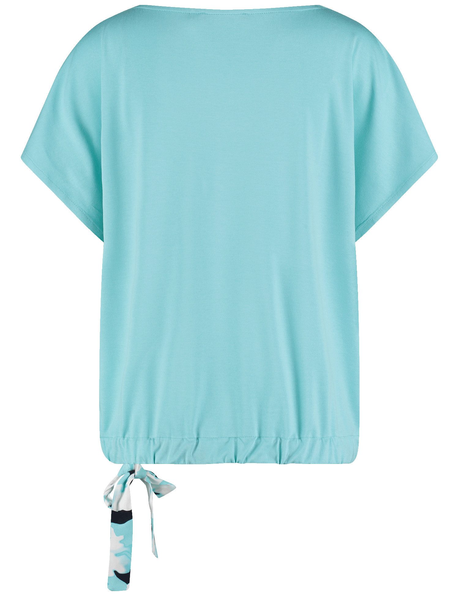 Taifun T-Shirt – Shirt mit Knotendetail und Frontprint