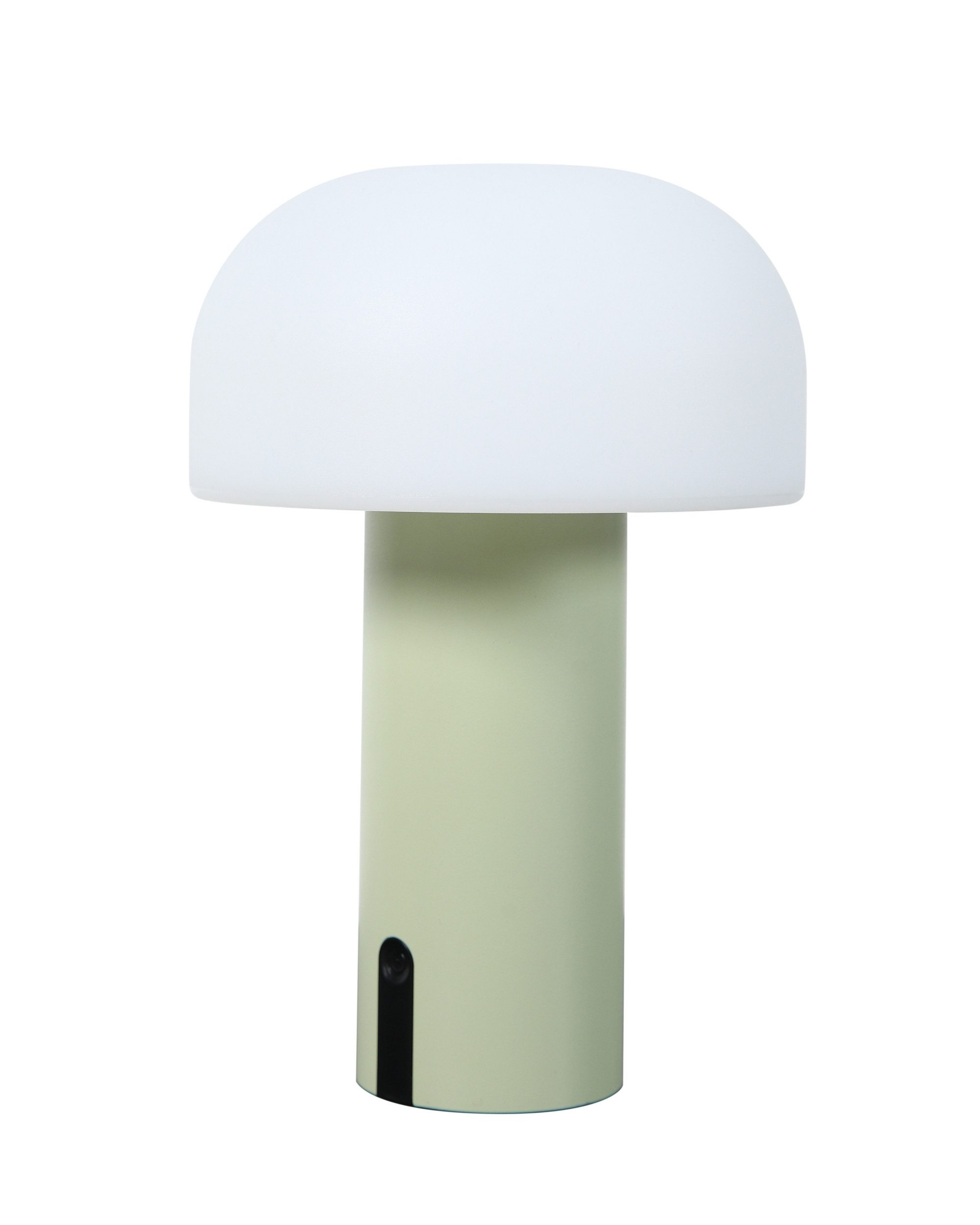 LUUK Studio LED Tischleuchte, LED fest integriert, warmweiß (2700 Kelvin), wiederaufladbarer Akku, für drinnen & draußen, modernes Design