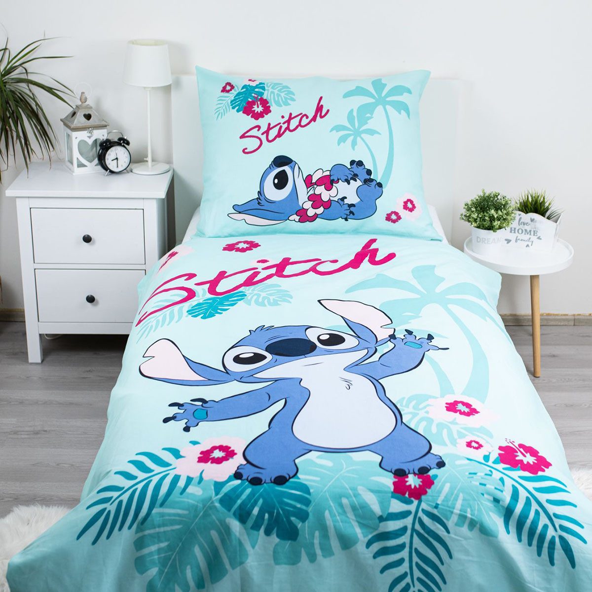 Jerry Fabrics Kinderbettwäsche Stitch, Renforcé, 2 teilig günstig online kaufen