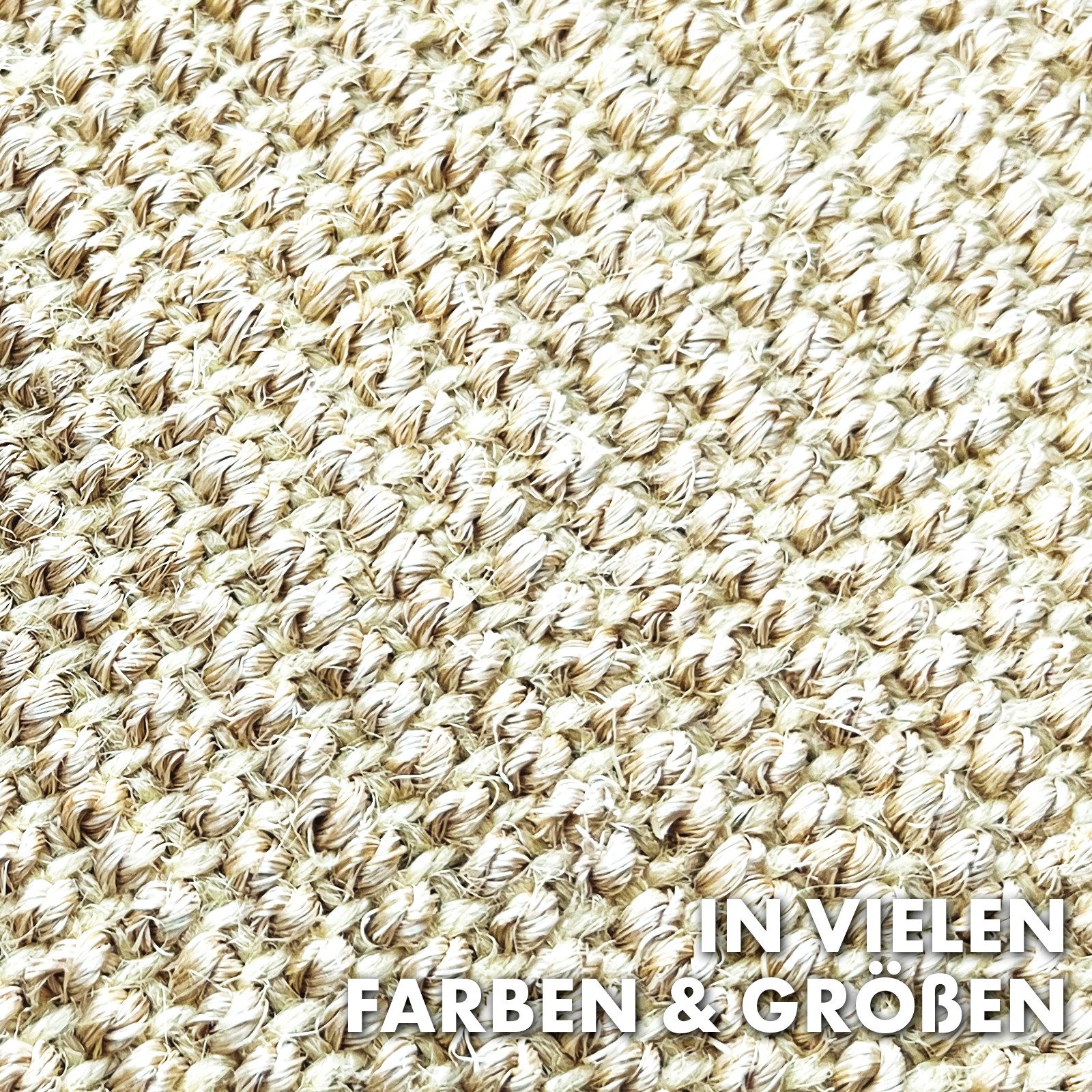 Kubus Kratzmatte für Katzen, Rund, Sisal Kratzteppich, In vielen Größen und günstig online kaufen