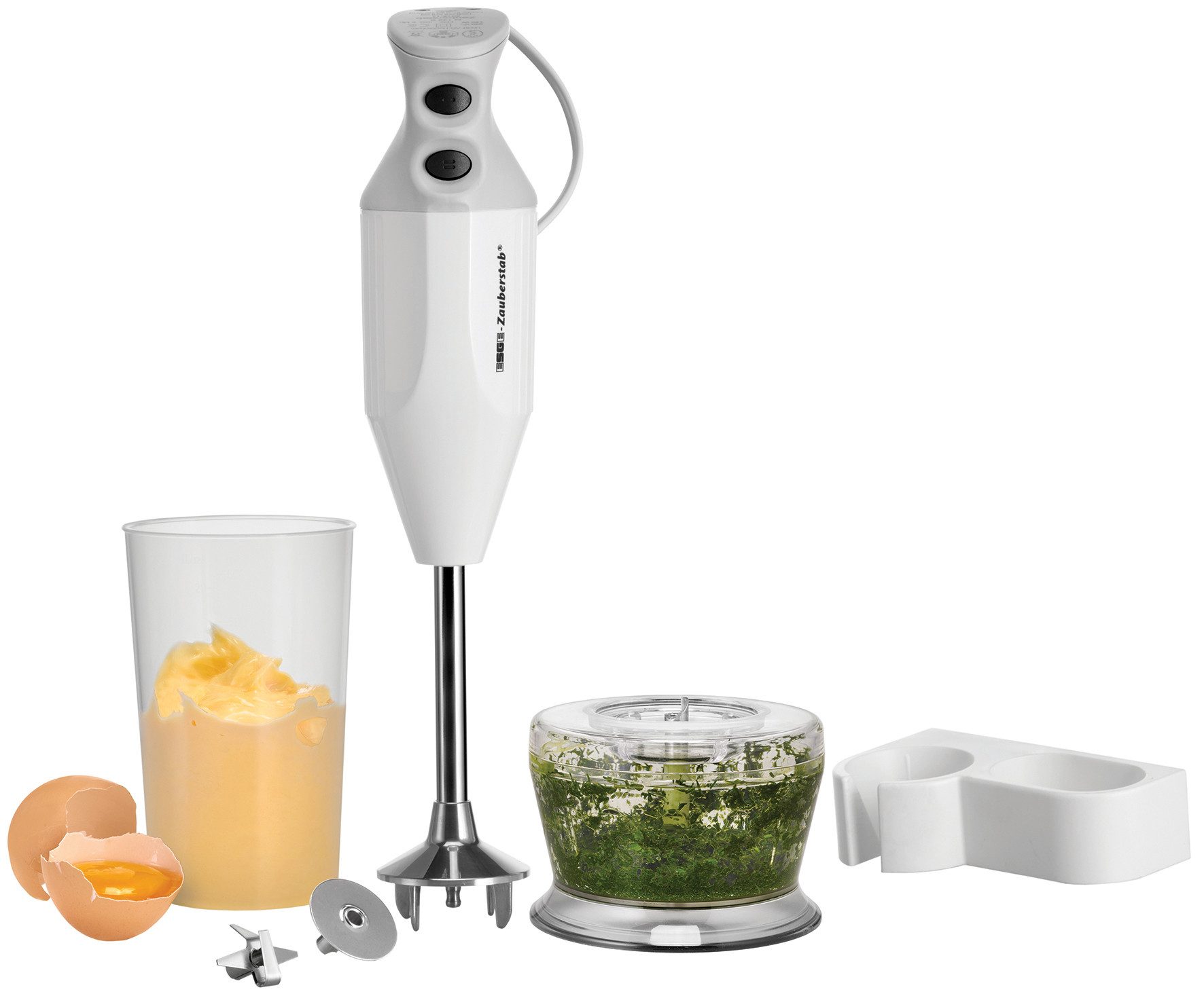 ESGE-Zauberstab Stabmixer ESGE-Zauberstab® M 122 De Luxe, 140 W, Aufsteckzentrierung, langlebiger AC-Motor Made in Switzerland