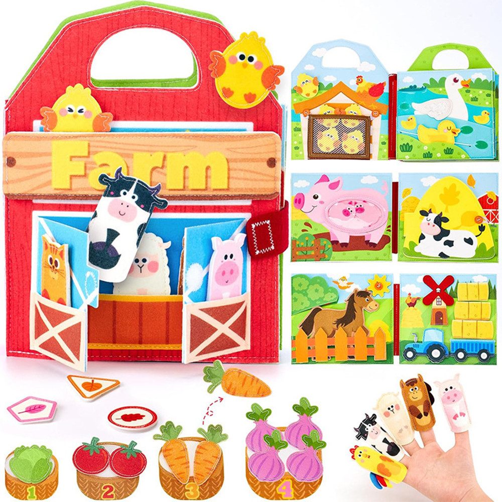 MINISO Lernspielzeug Busy Board für Kinder - Activity Board Montessori Spie günstig online kaufen