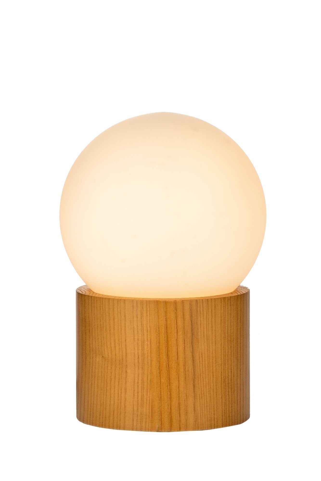 Pauleen Tischleuchte Woody Shine max. Leuchtmittel, G9 ohne Glas/Eschenholz 3,5W Weiß/Holz natur, 230V