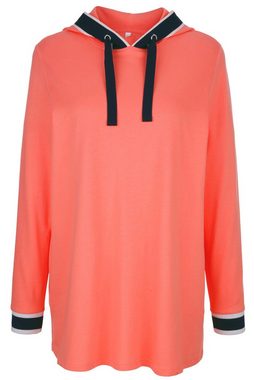 Janet & Joyce Sweatshirt Hoodie A-Line Kapuze und Langarm mit Zierband