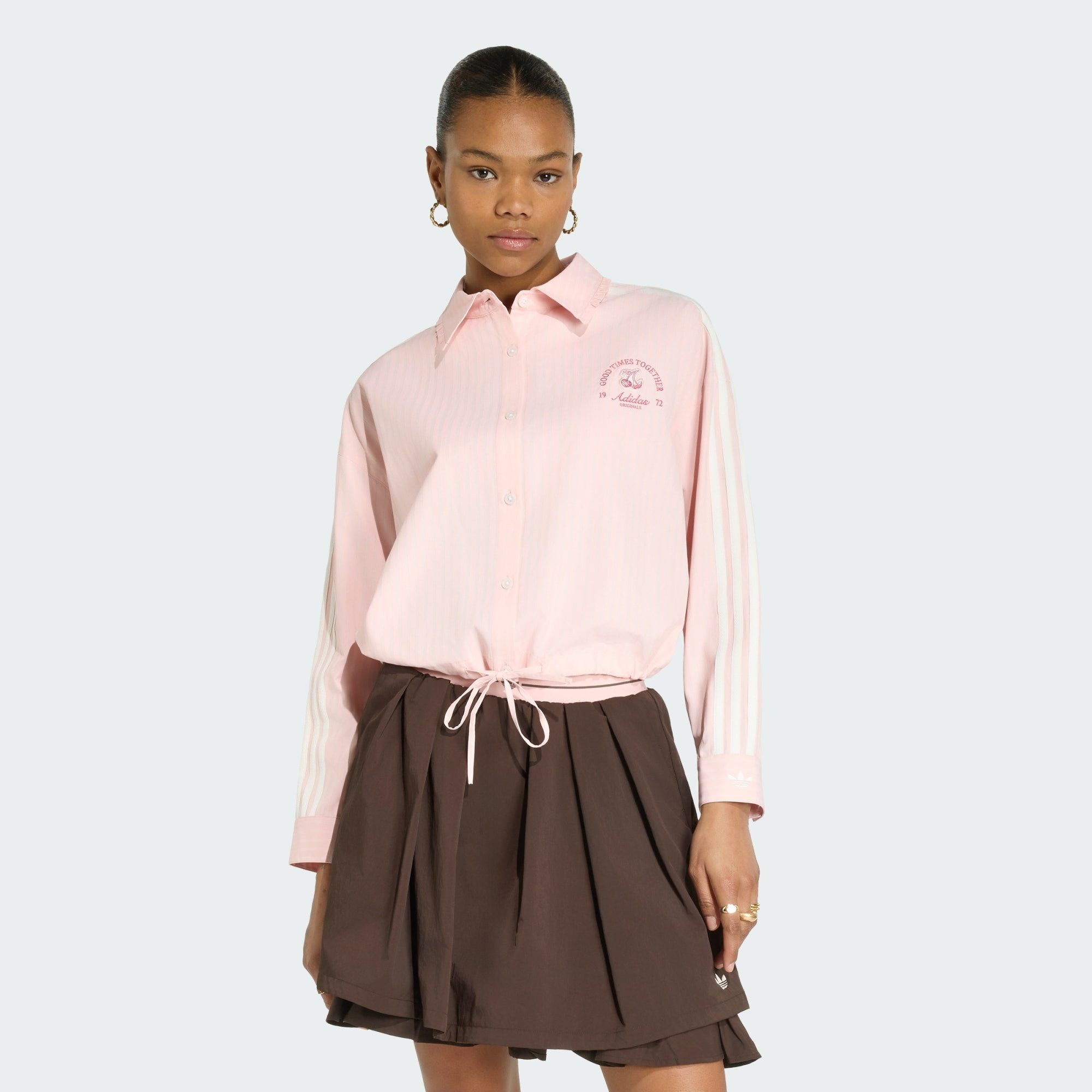 adidas Originals Oversize-Shirt SPORTS SHIRT LS (1-tlg)