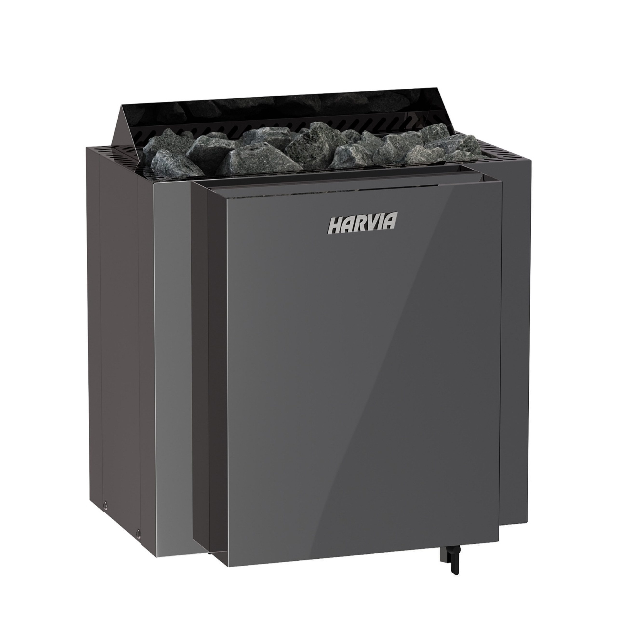 HARVIA Bio-Saunaofen Harvia Qubic Combi BlackSteel BQ90S 9 kW Saunaofen mit Verdampfer