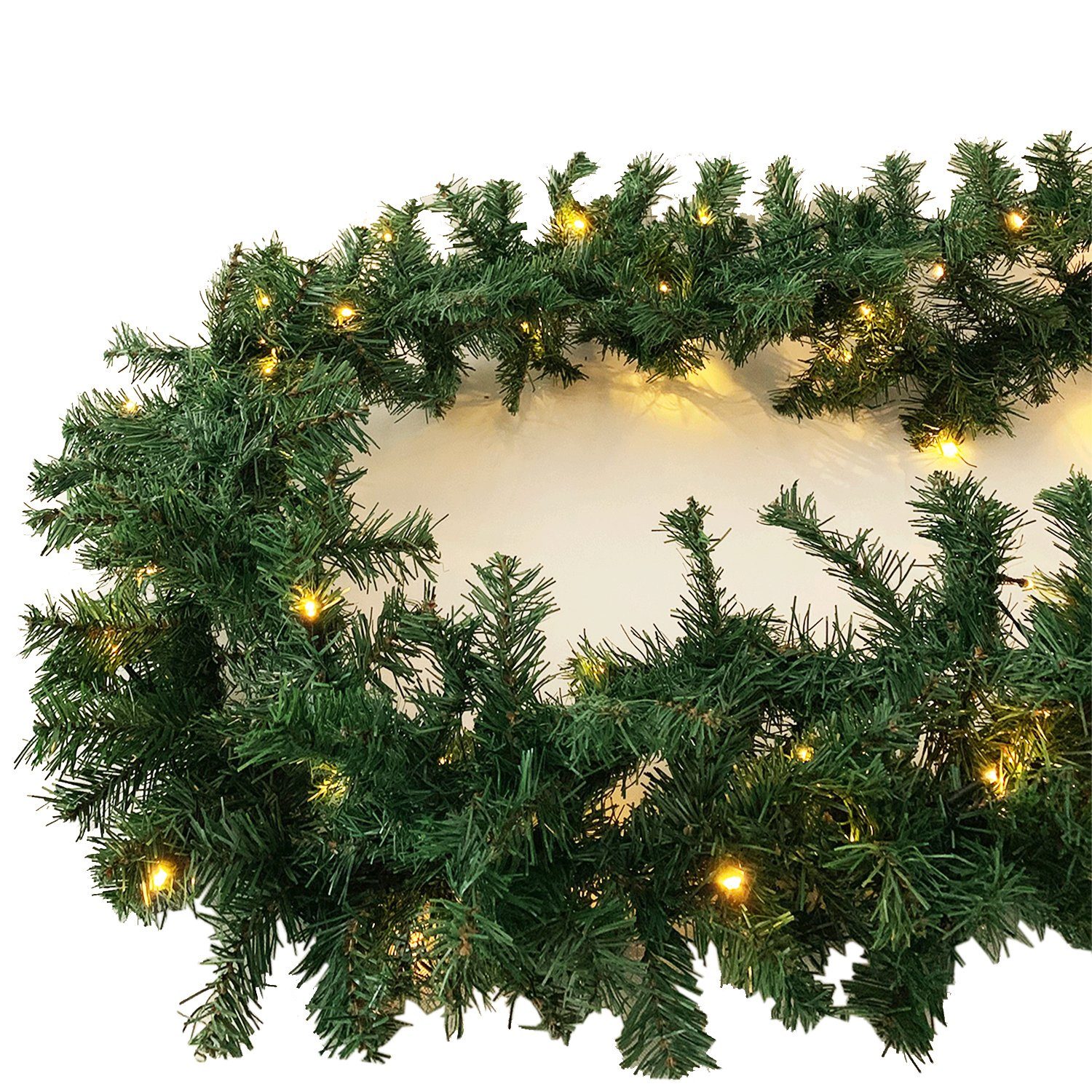 INDAExclusiv Lichtervorhang XXL 100 LED Tannengirlande Lichterkette