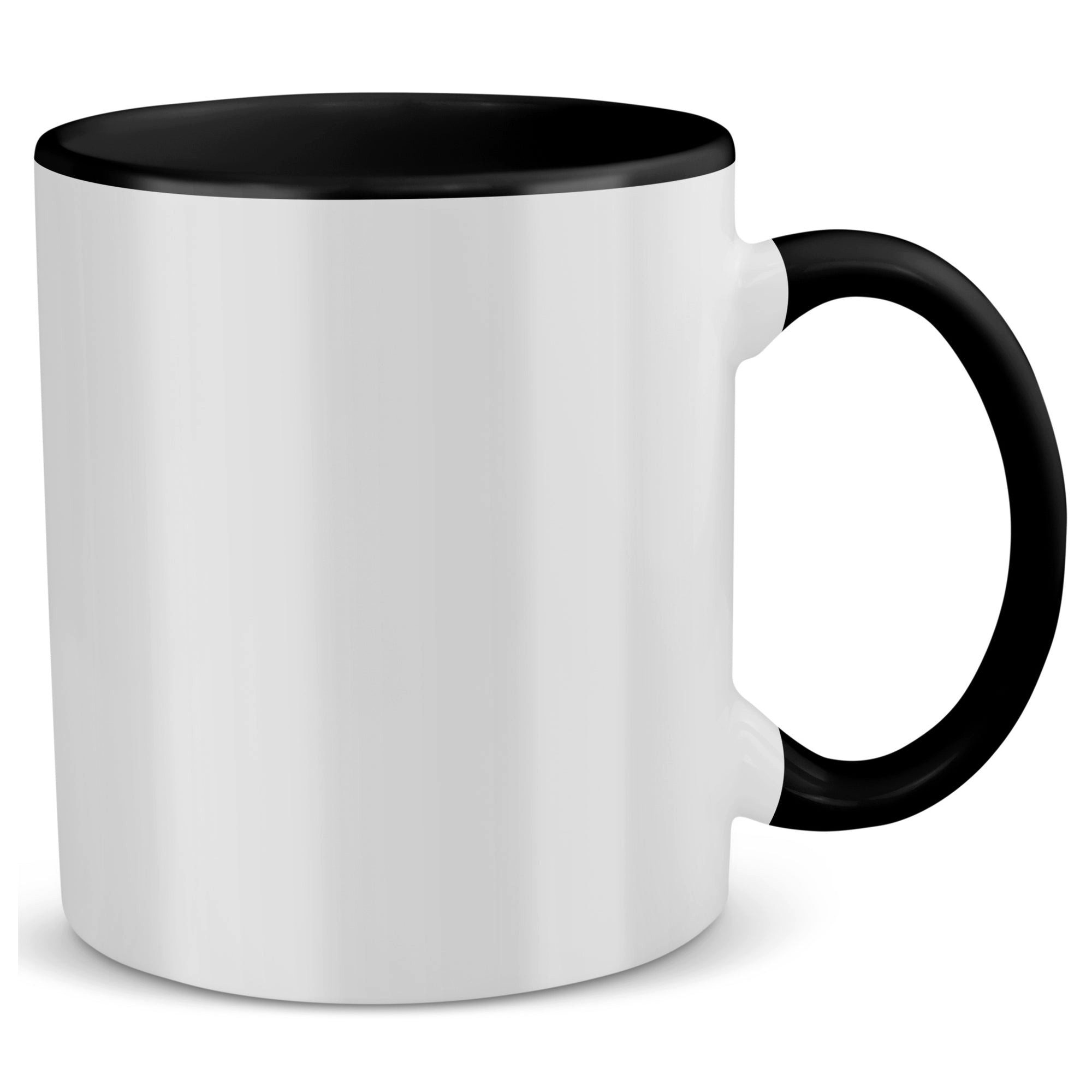 22Feels Tasse 1x Sublimation Rohling. 325ml (11oz), Spülmaschinenfest WEISS-SCHWARZ, 1-tlg.