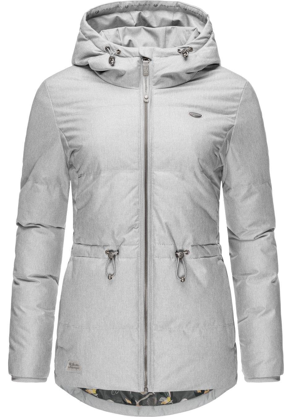 Ragwear Anorak Calena Intl. stylische Winterjacke mit Kapuze und Gummizug