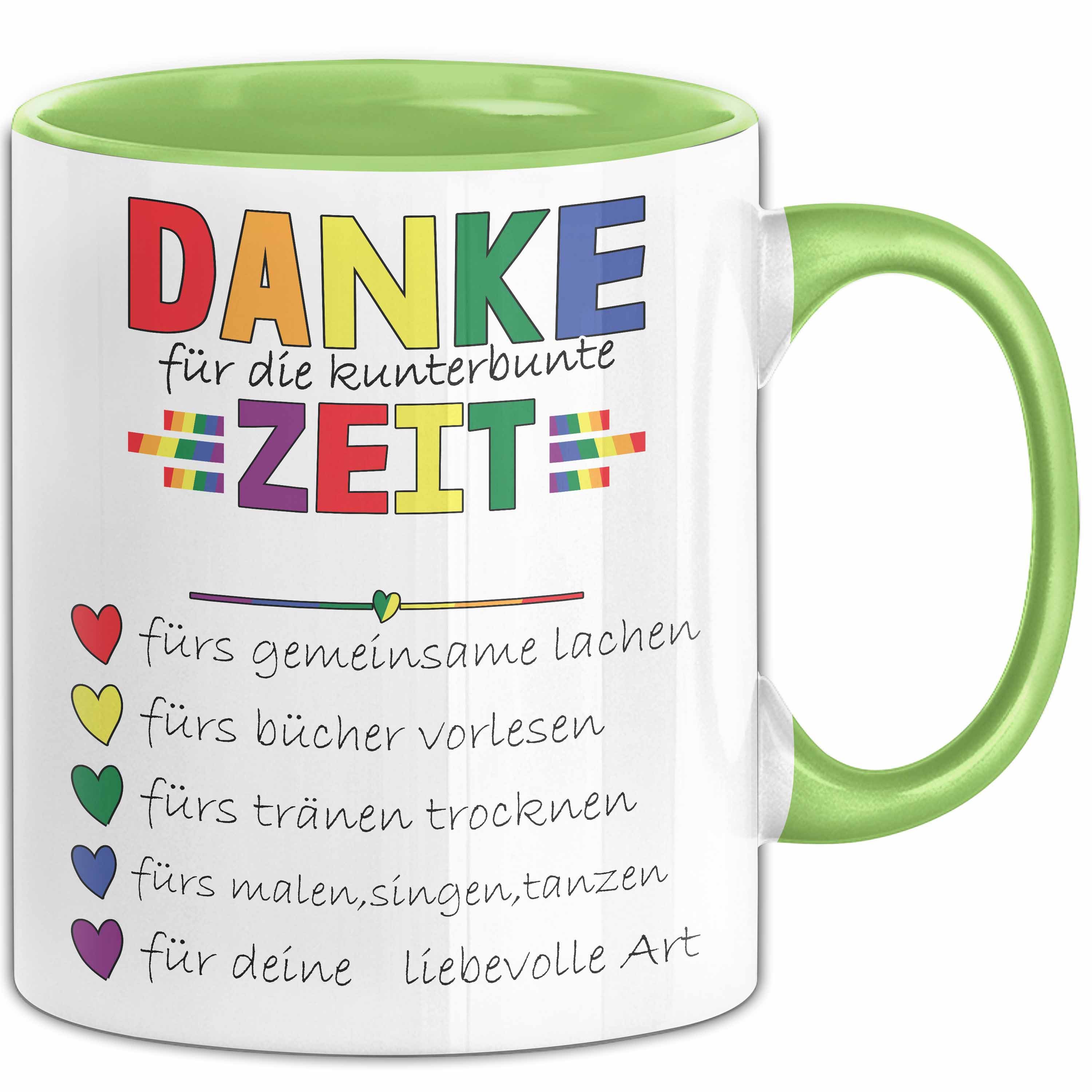 Trendation Tasse Erzieherin Abschiedsgeschenk Tasse Abschied Kindergarten Geschenkidee