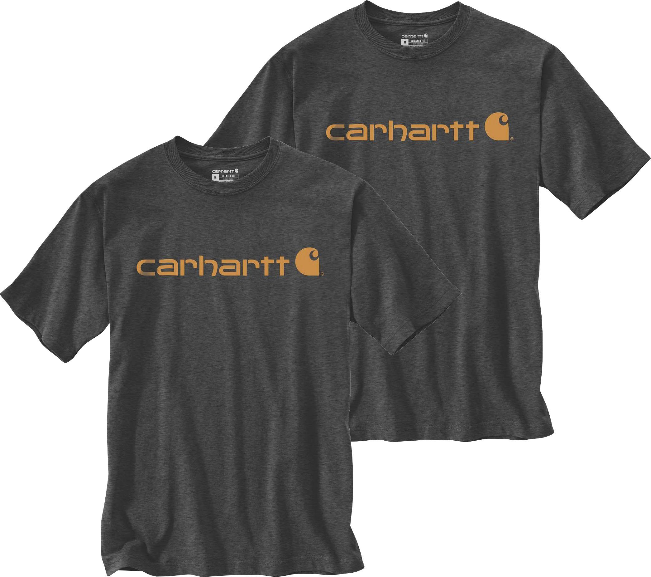 Carhartt T-Shirt Logo (Set, 2er Set) dungelgrau