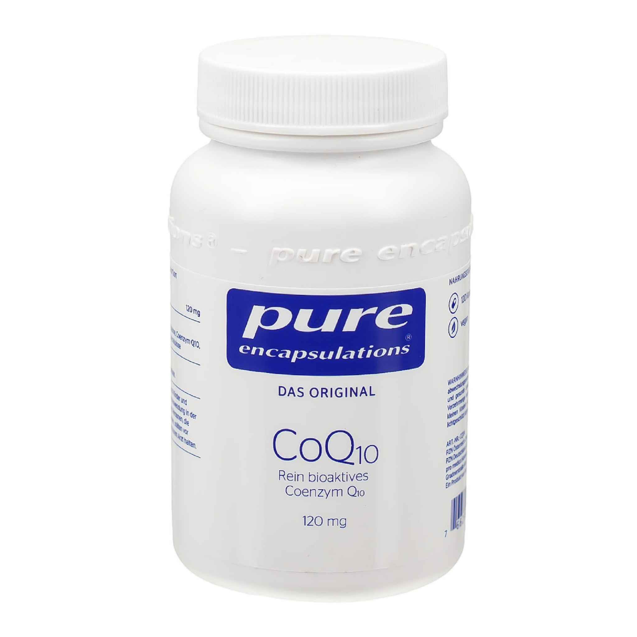 pro medico GmbH PURE ENCAPSULATIONS CoQ10 120 mg Kapseln Kapsel