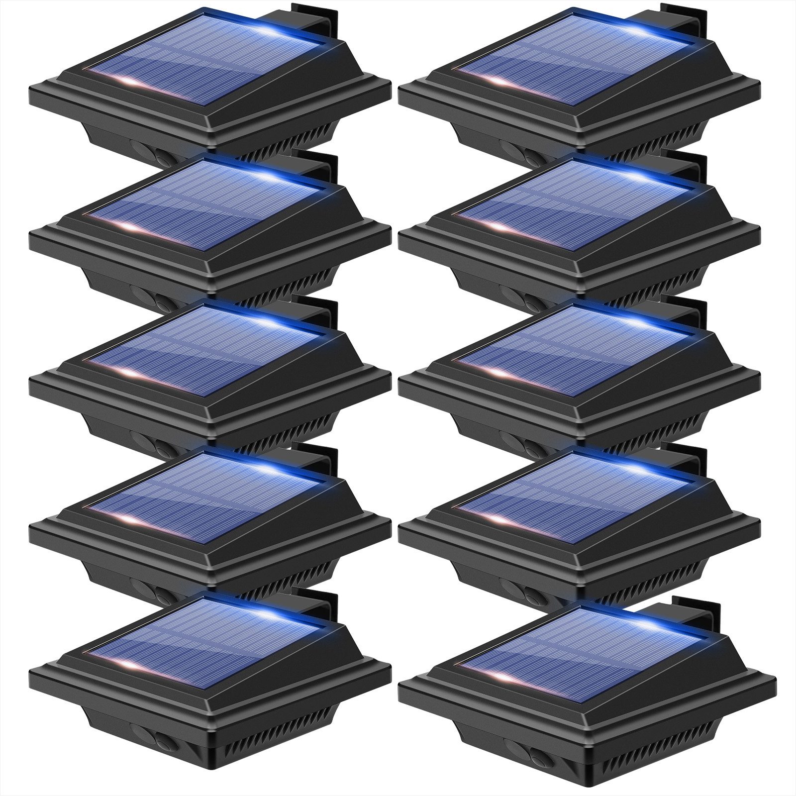 KingLux LED Dachrinnenleuchte 40LEDs Solar dachrinnenleuchten günstig online kaufen