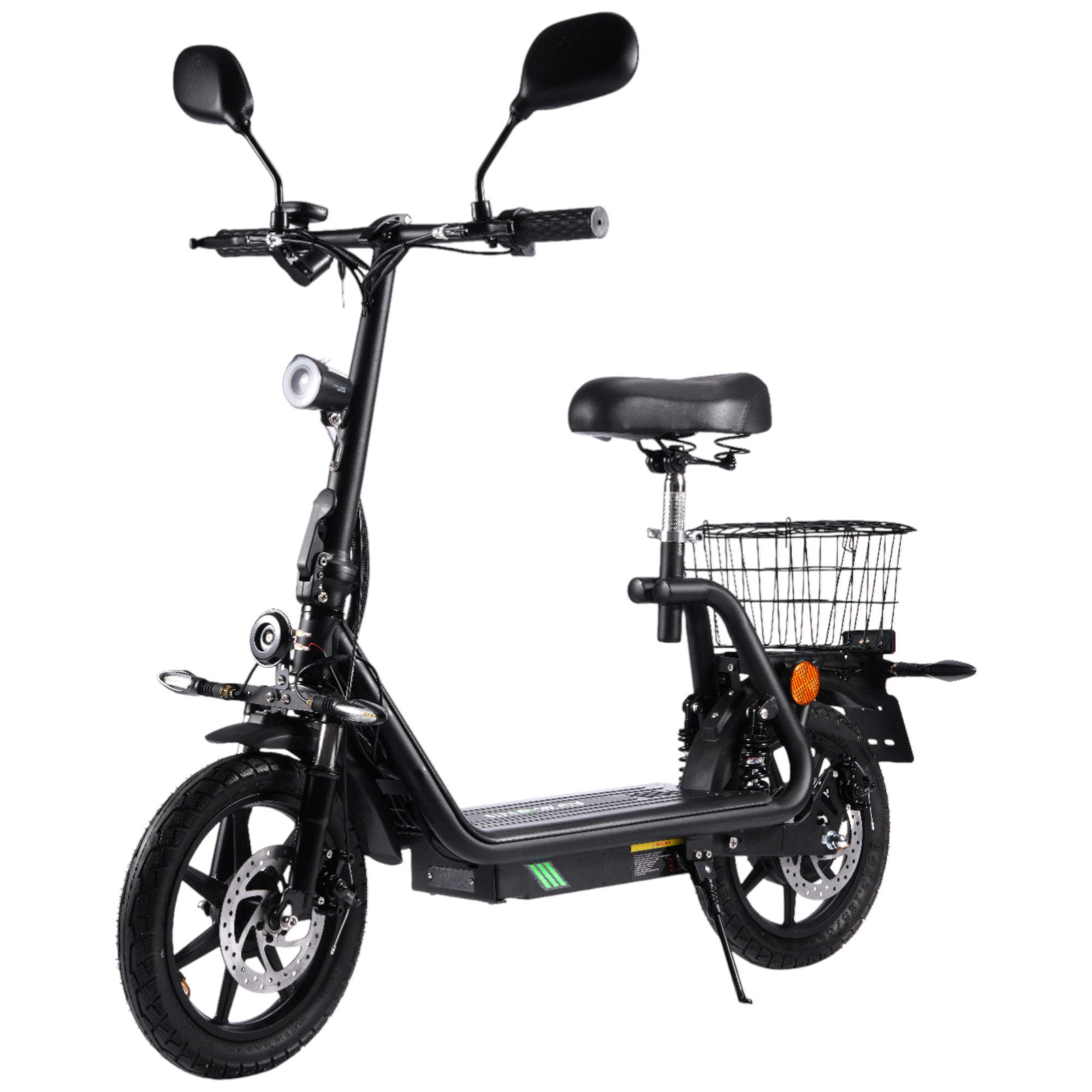 ENEWAY E-Scooter City Floh-S Elektroroller 45 km/h, 45 km/h, (Set), mit Straßenzulassung, Blinkervorbereitung direkt verbaut