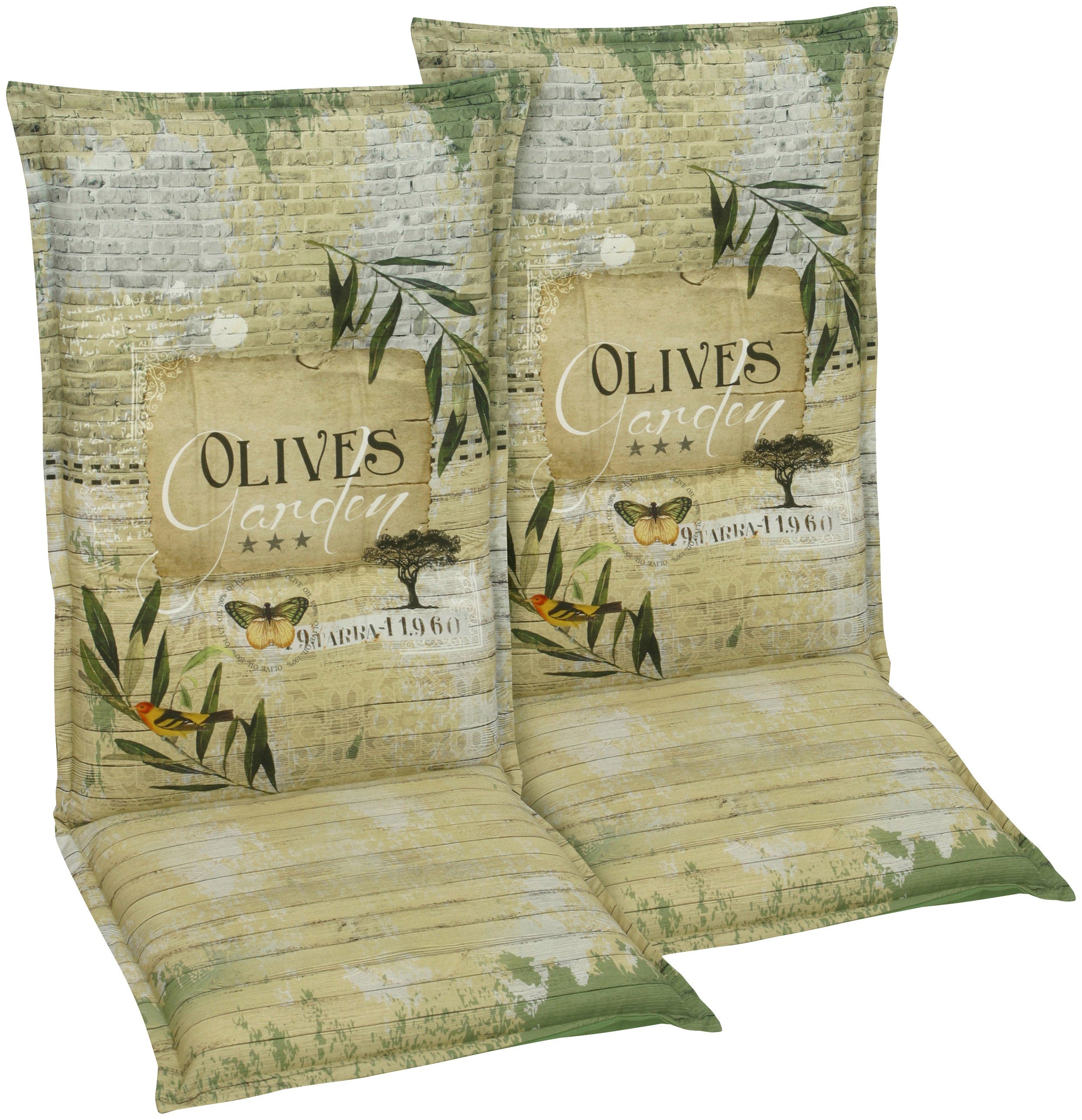 GO-DE Sesselauflage , (2er Set), (L/B): ca. 110x50 cm online kaufen | OTTO