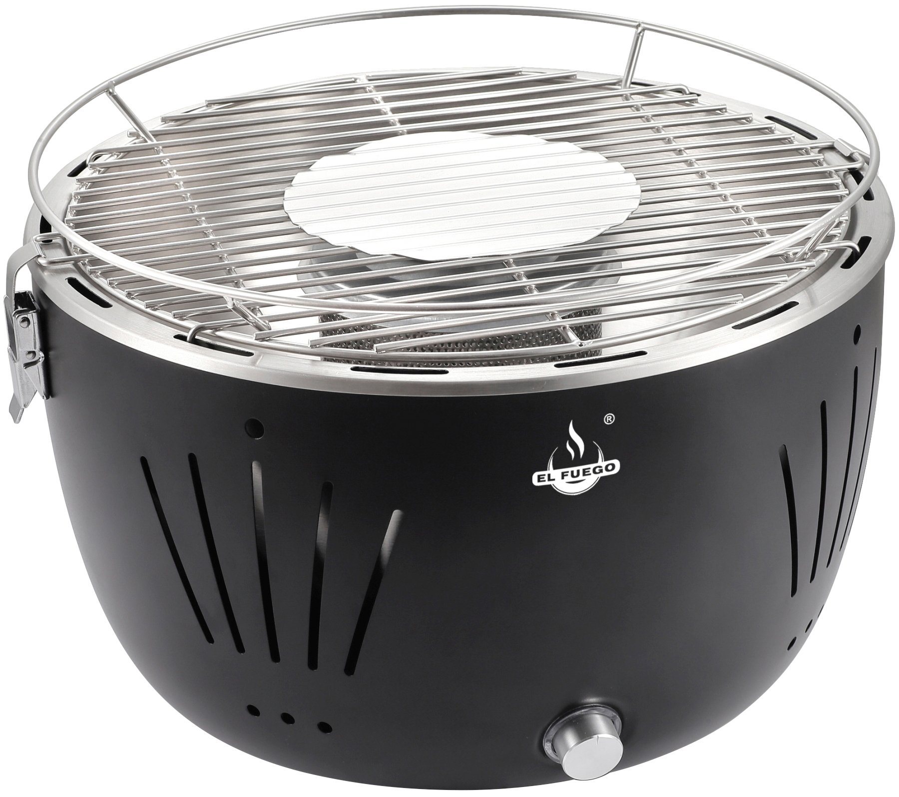 Holzkohlegrill »Tulsa«, BxTxH: 34x34x22 cm, anthrazit Holzkohlegrill »Tulsa«, BxTxH: 34x34x22 cm, anthrazit