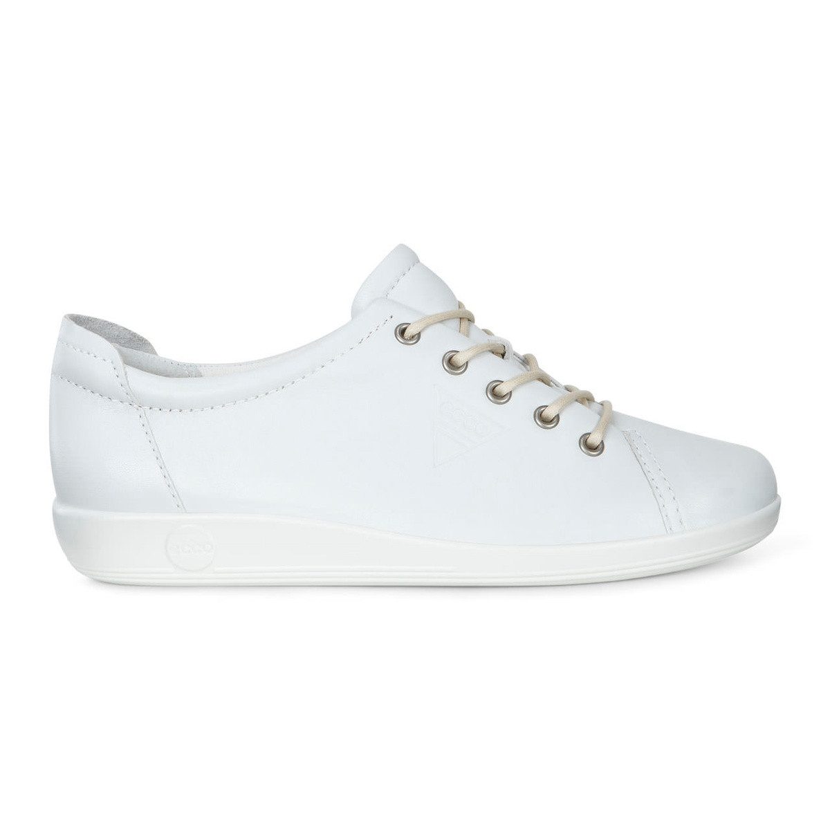 Ecco ECCO Soft 2.0 Weiß Schnürschuh günstig online kaufen