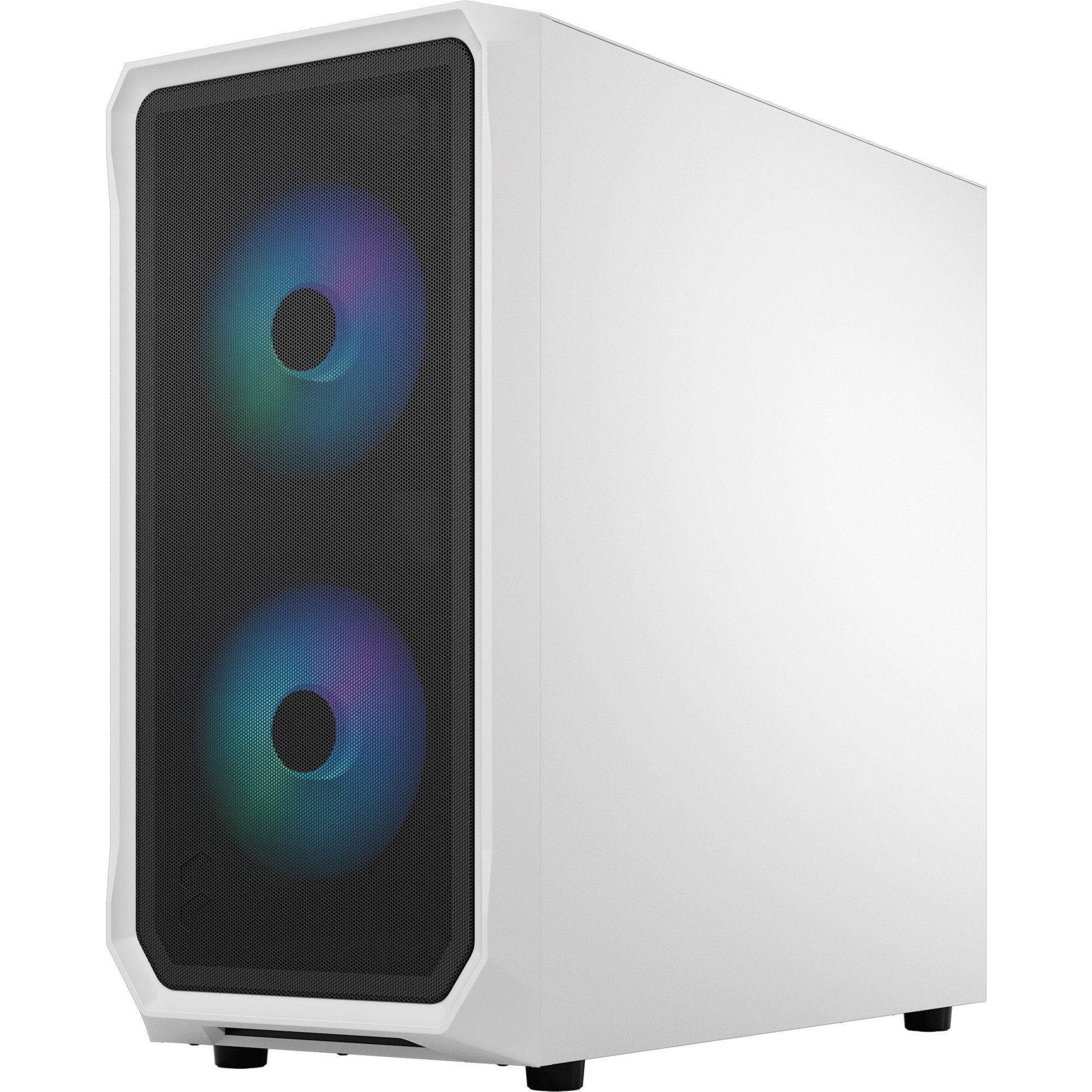 Fractal Design PC-Gehäuse Fractal Design Focus 2 RGB White TG Clear Tint