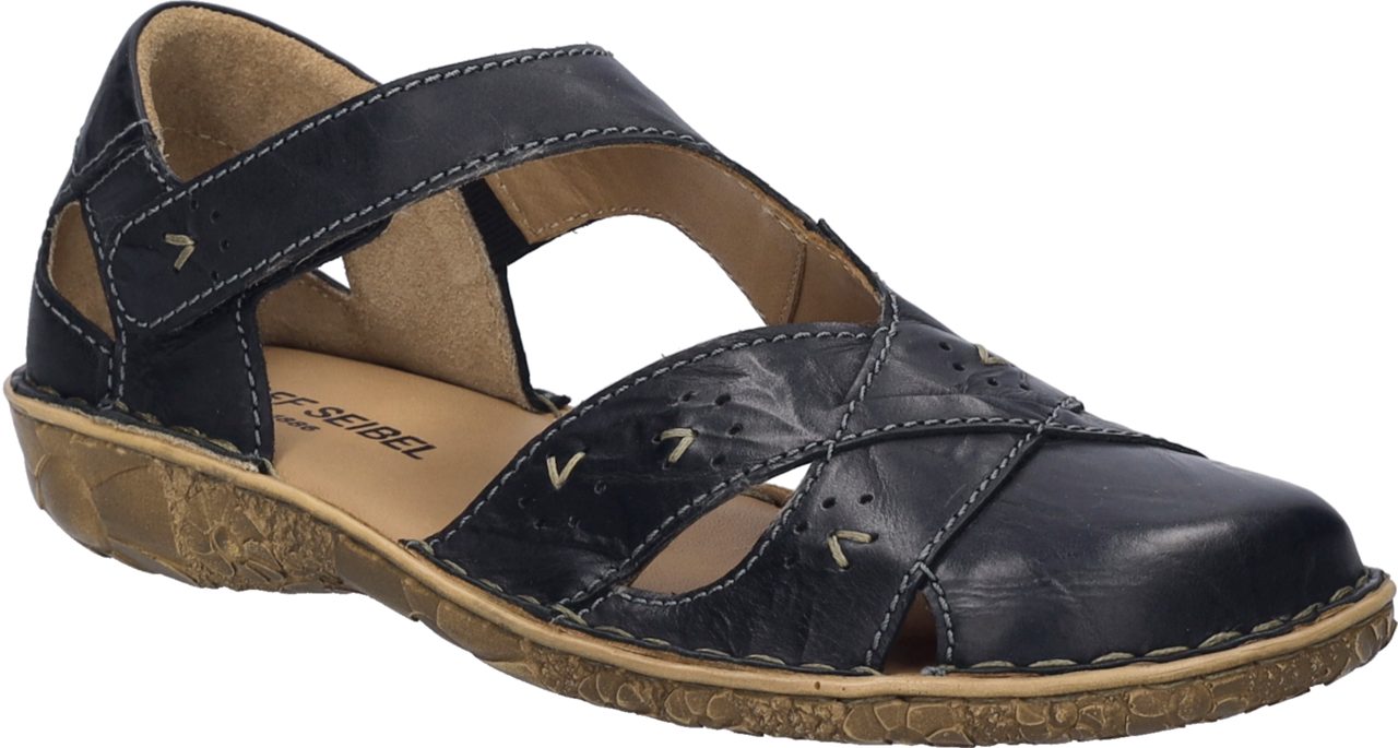 Josef Seibel Rosalie 03 Sandale Komfortschuh, Halbschuh mit Blumenprägung i günstig online kaufen