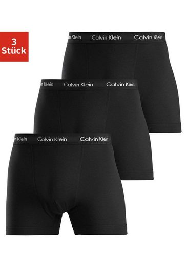 Calvin Klein Boxer (3 Stück) in uni schwarz