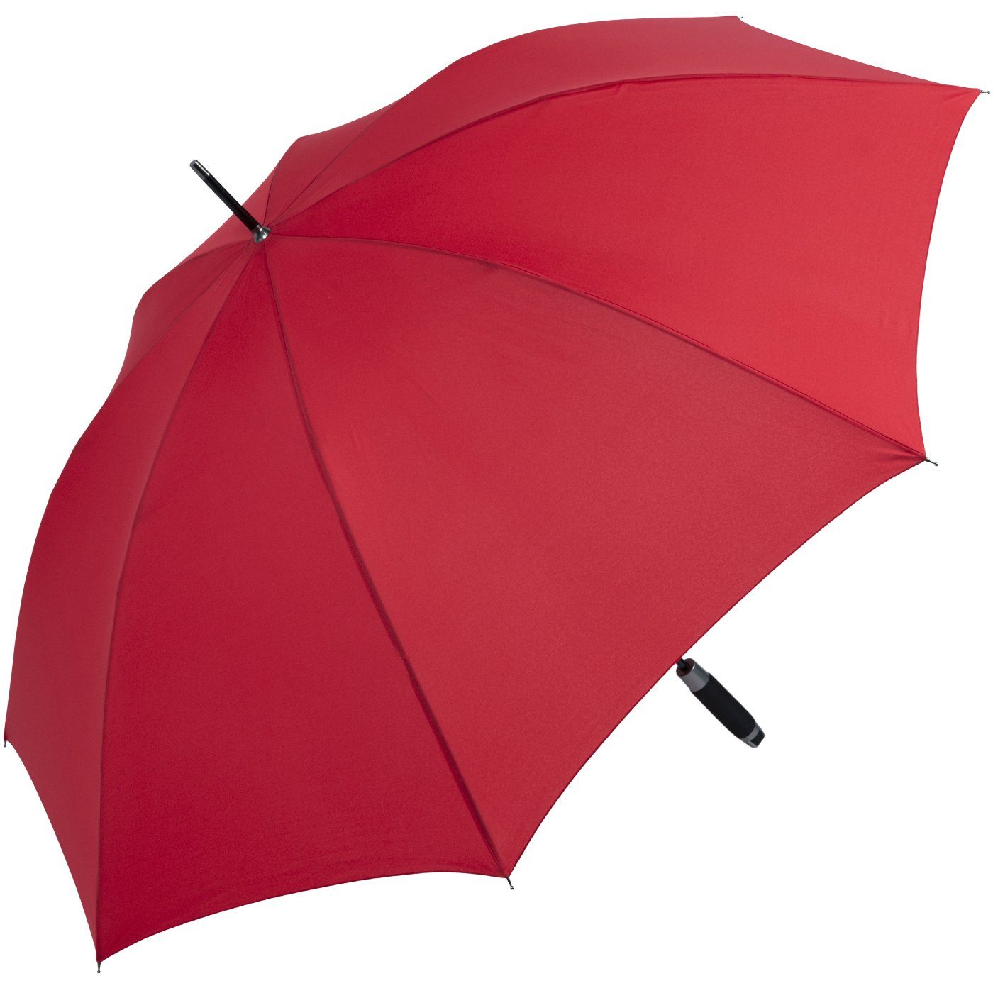 doppler® Stockregenschirm XXL Golfschirm, Partnerschirm für Damen und Herren, groß und stabil, uni-Sommerfarben - rot