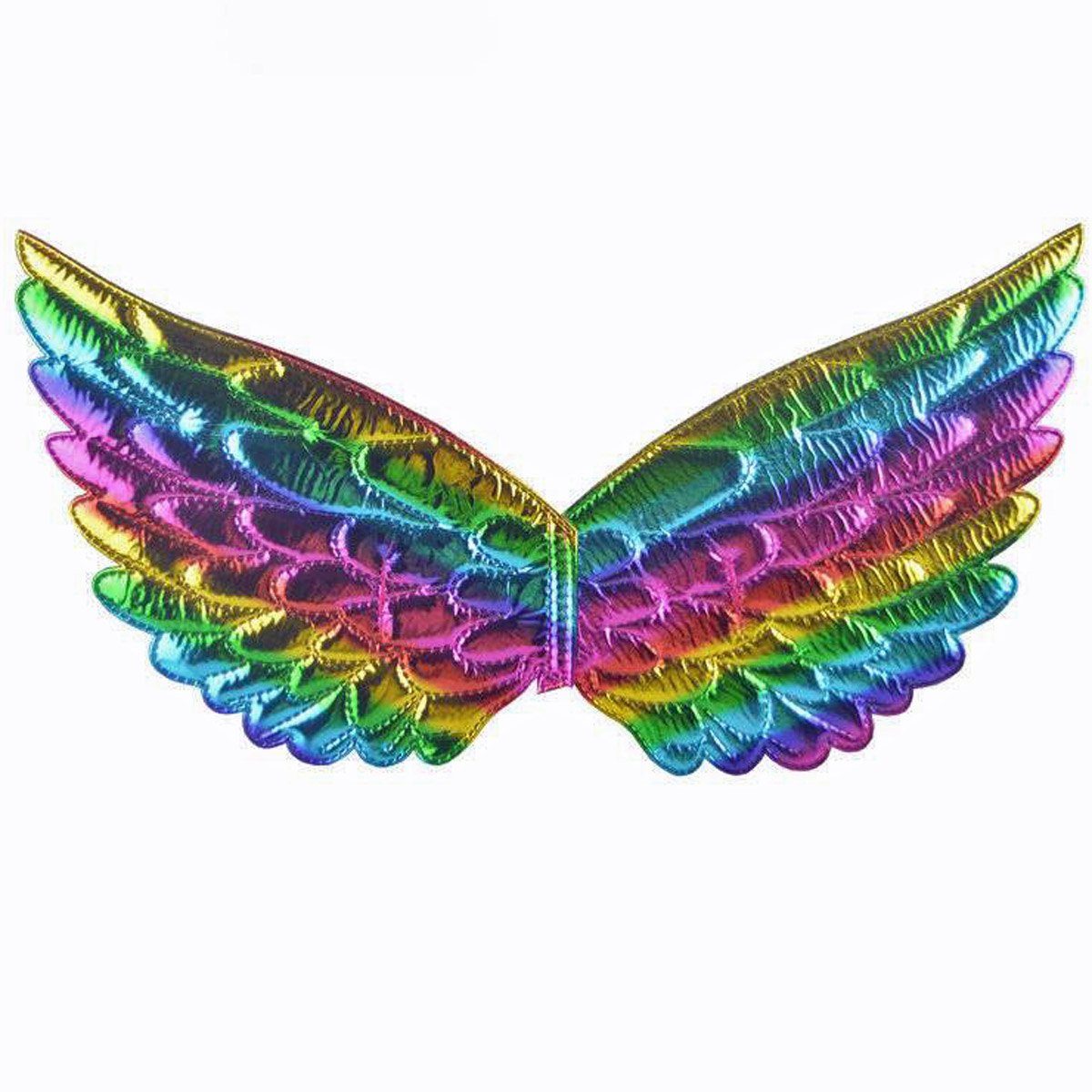 Kostüm-Flügel Regenbogen Engelsflügel 'Aurelia' - 22 x 43 cm, B