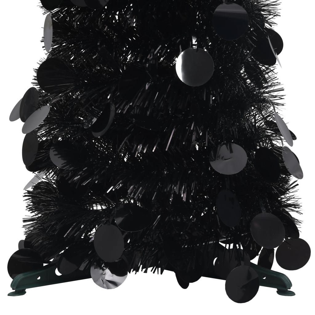 Künstlicher cm Künstlicher Pop-Up-Weihnachtsbaum 150 Weihnachtsbaum PET furnicato Schwarz