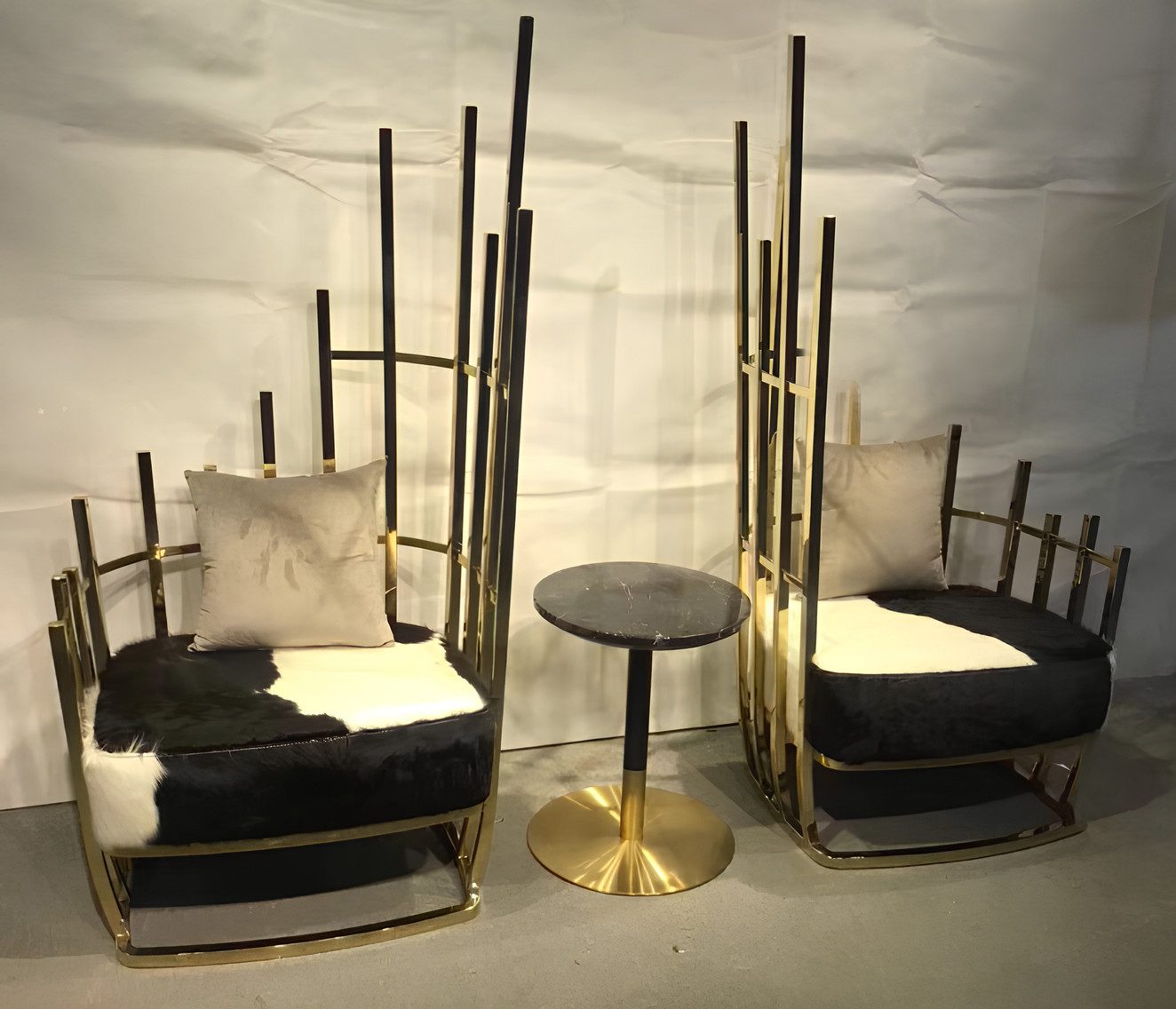 Xlmoebel Loungesessel Sitzgruppe aus Metall im modernen Lounge-Design (6-St., 6x Кресла), Hergestellt in Europa