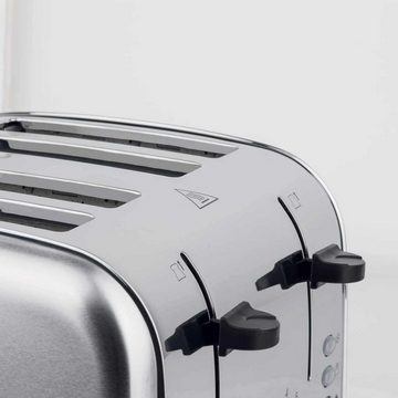 H.Koenig Toaster TOS14 für 4 Scheiben Toast, 1500 W