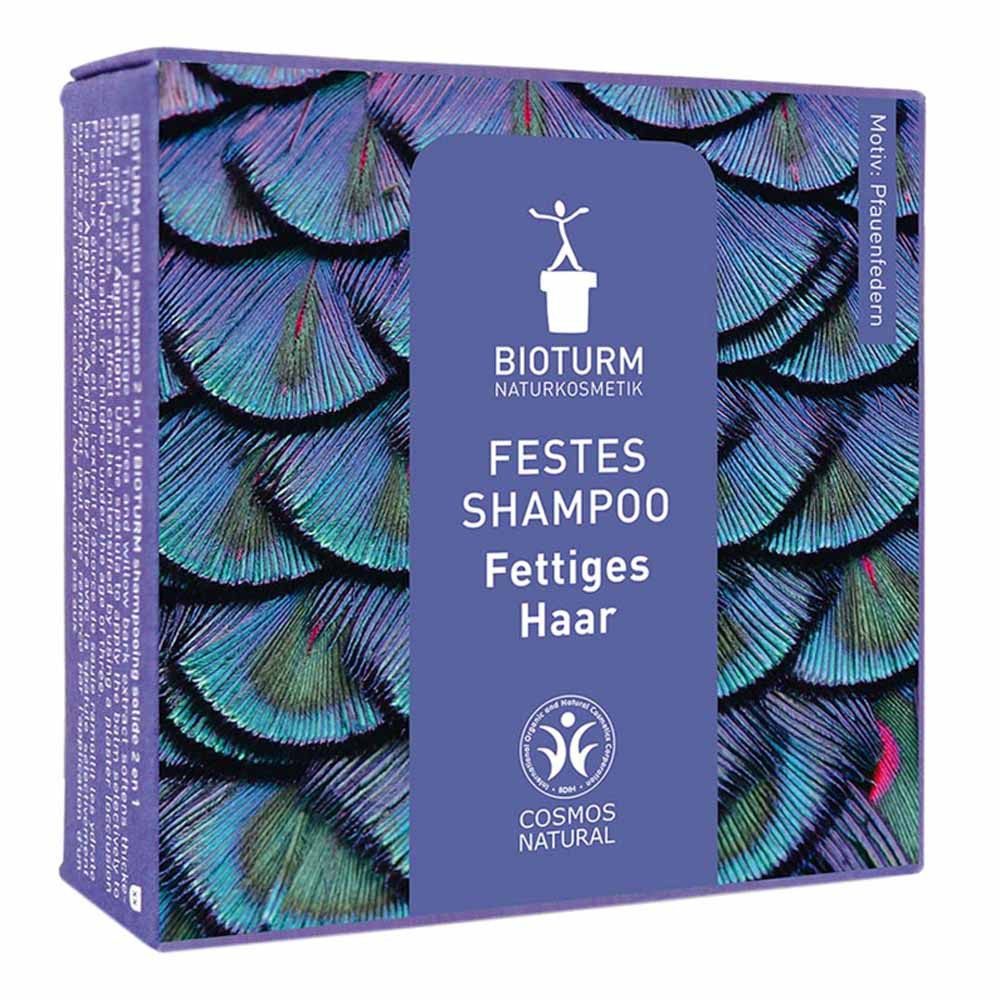 Bioturm Festes Haarshampoo Festes Shampoo - fettiges Haar 100g 6er Pack