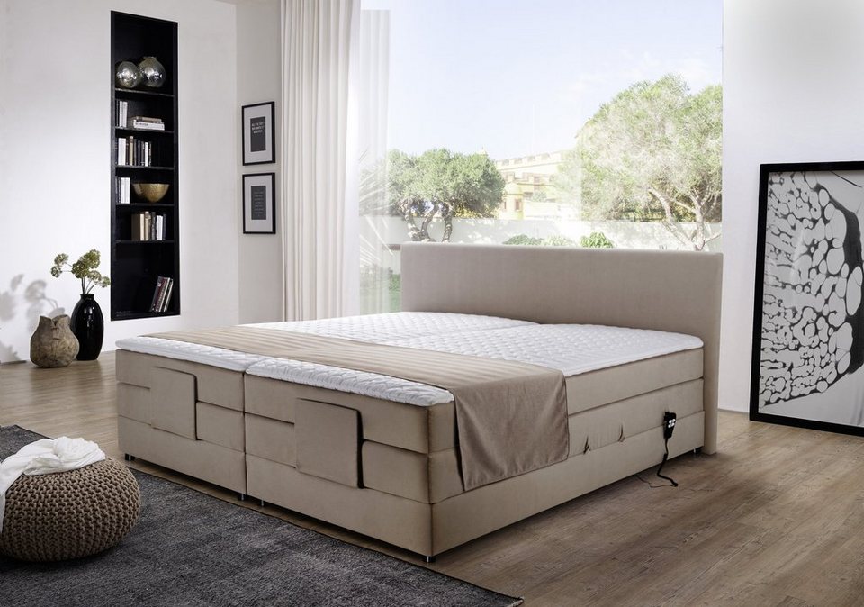 Kasper-Wohndesign Boxspringbett elektrisch verstellbar Stoff creme ... Boxspringbett mit bettkasten elektrisch
Boxspringbett mit bettkasten elektrisch
Kasper-Wohndesign Boxspringbett elektrisch verstellbar Stoff creme ...