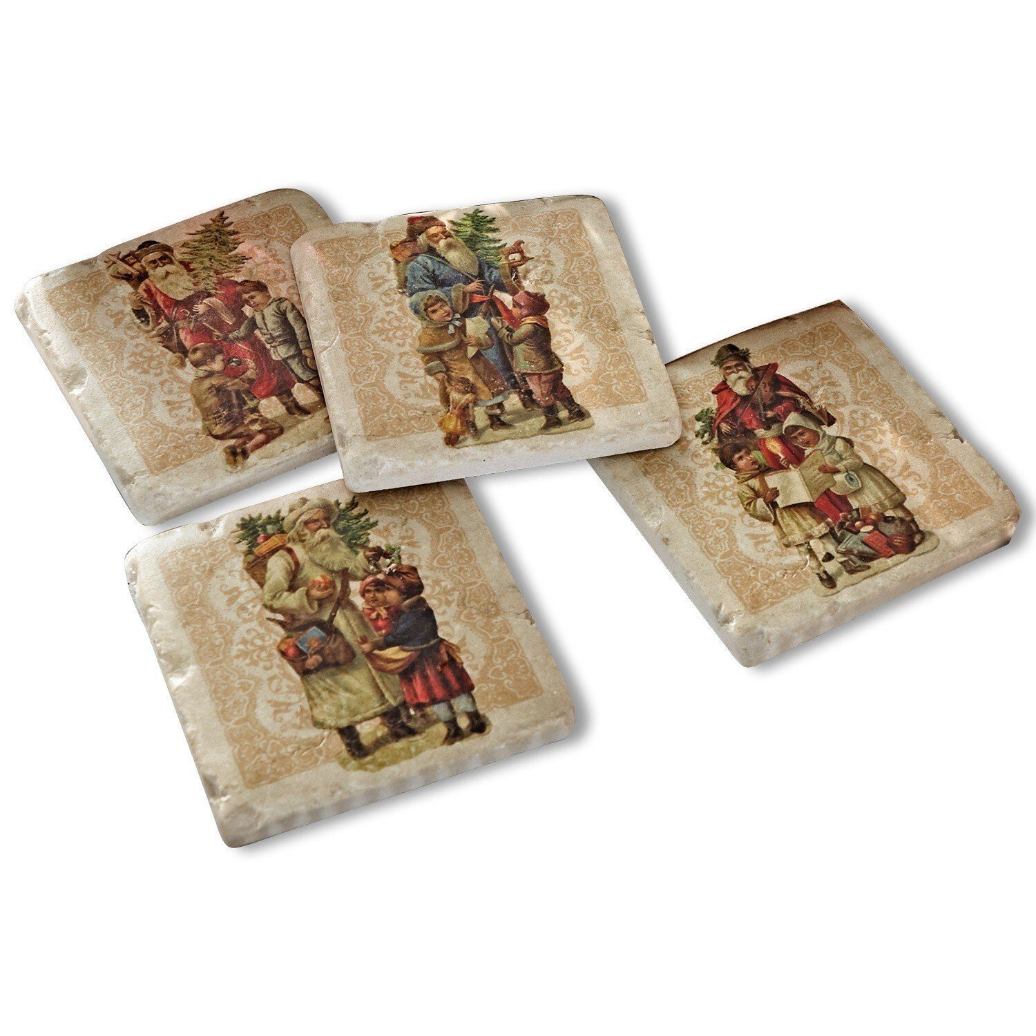 Mirabeau Glasuntersetzer Untersetzer 4er Set Cantois bunt