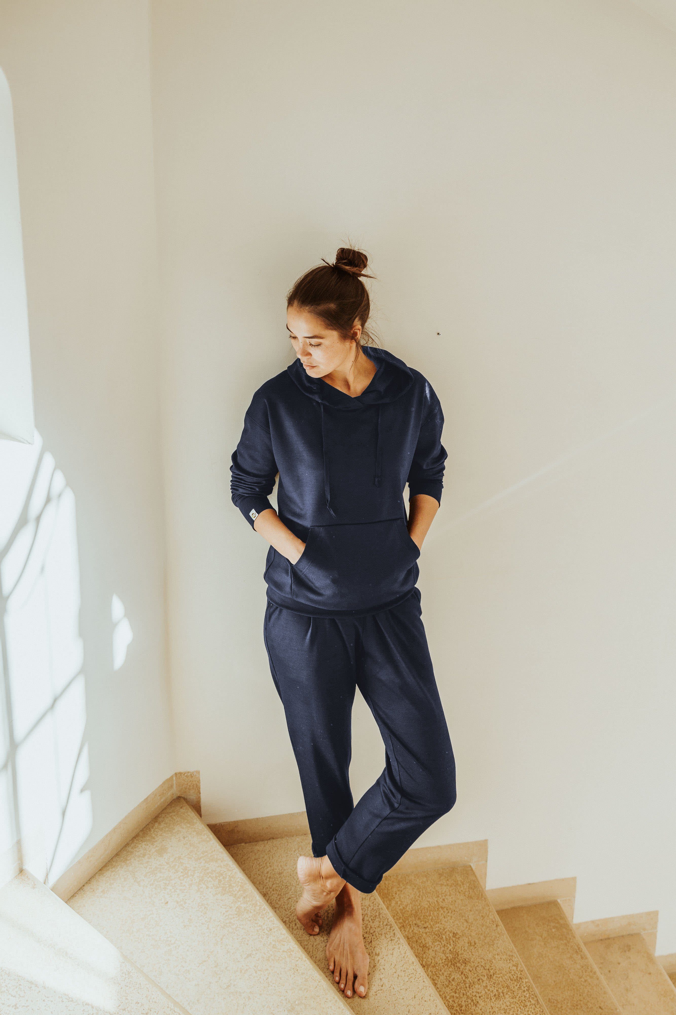 Kaipara - Merino Sportswear Relaxhose URBAN Merino Jogginghose Damen 270 extrawarm (1-tlg) Made in Germany, aus reiner Merinowolle