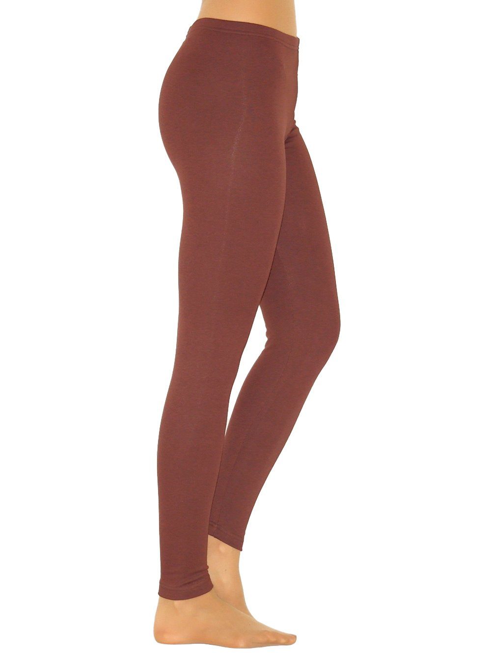 YESET Термолегінси Thermo Leggings lang Hose Damen Fleece Gamaschen braun S-34