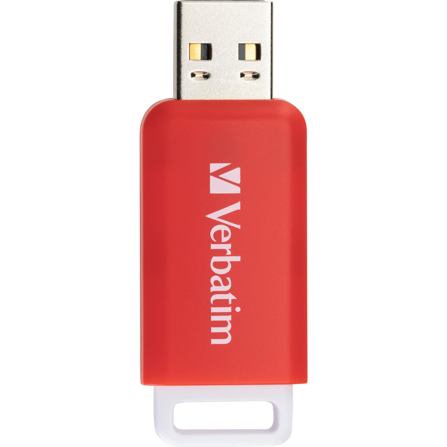 Verbatim VERBATIM USB-Stick DataBar 49453 USB 2.0 16GB rot USB-Stick