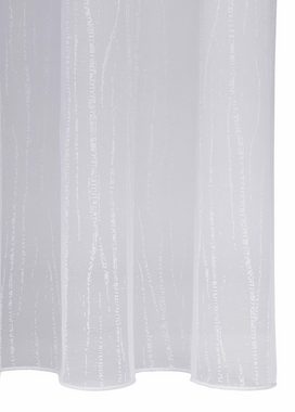 Gardine Issy, my home, Kräuselband (1 St), transparent, Jacquard, Vorhang, Fertiggardine, Store, transparent