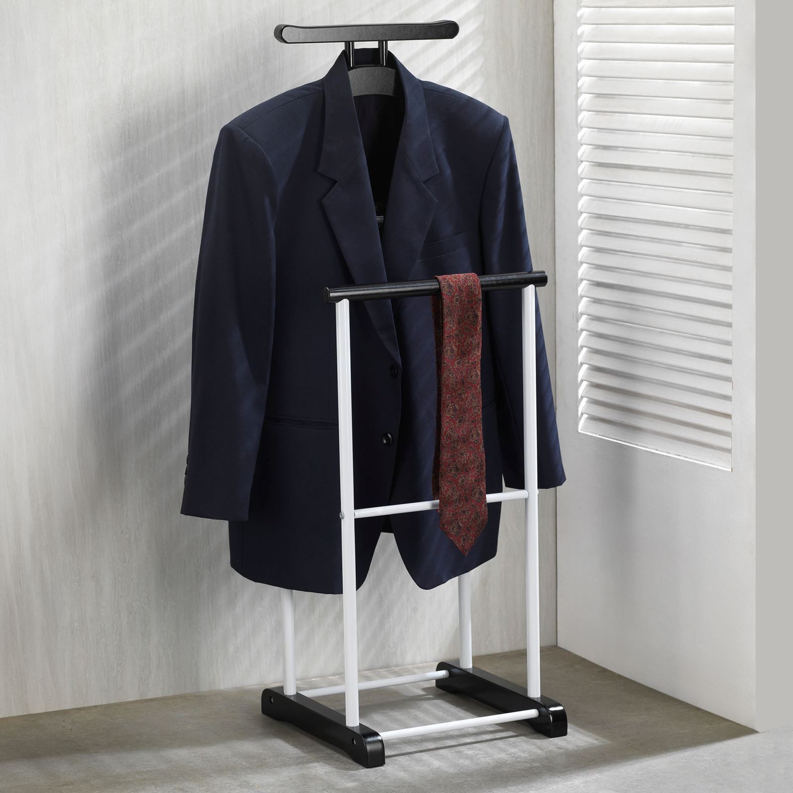 CARO-Möbel Herrendiener MEDINA, Kleiderablage mit Hosenbügel Kleiderständer günstig online kaufen