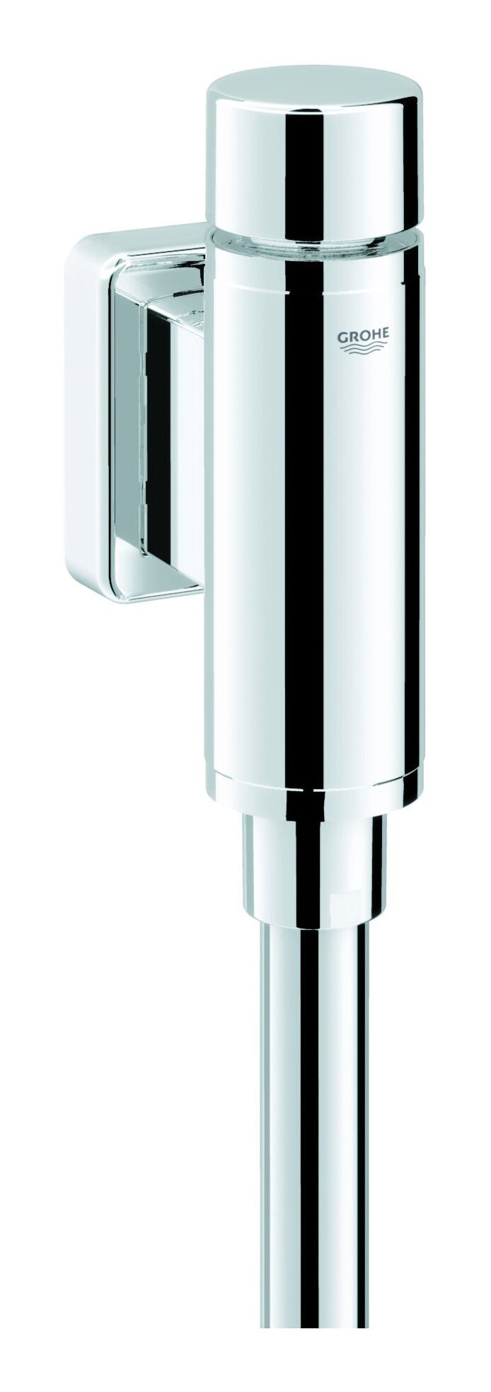 Grohe Urinal-Druckspüler Rondo, Urinal-Druckspüler ohne Vorabsperrung - Chrom