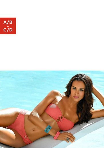 Sunseeker Bandeau-Bikini-Top »Fancy«, mit modischer Zierschnürung