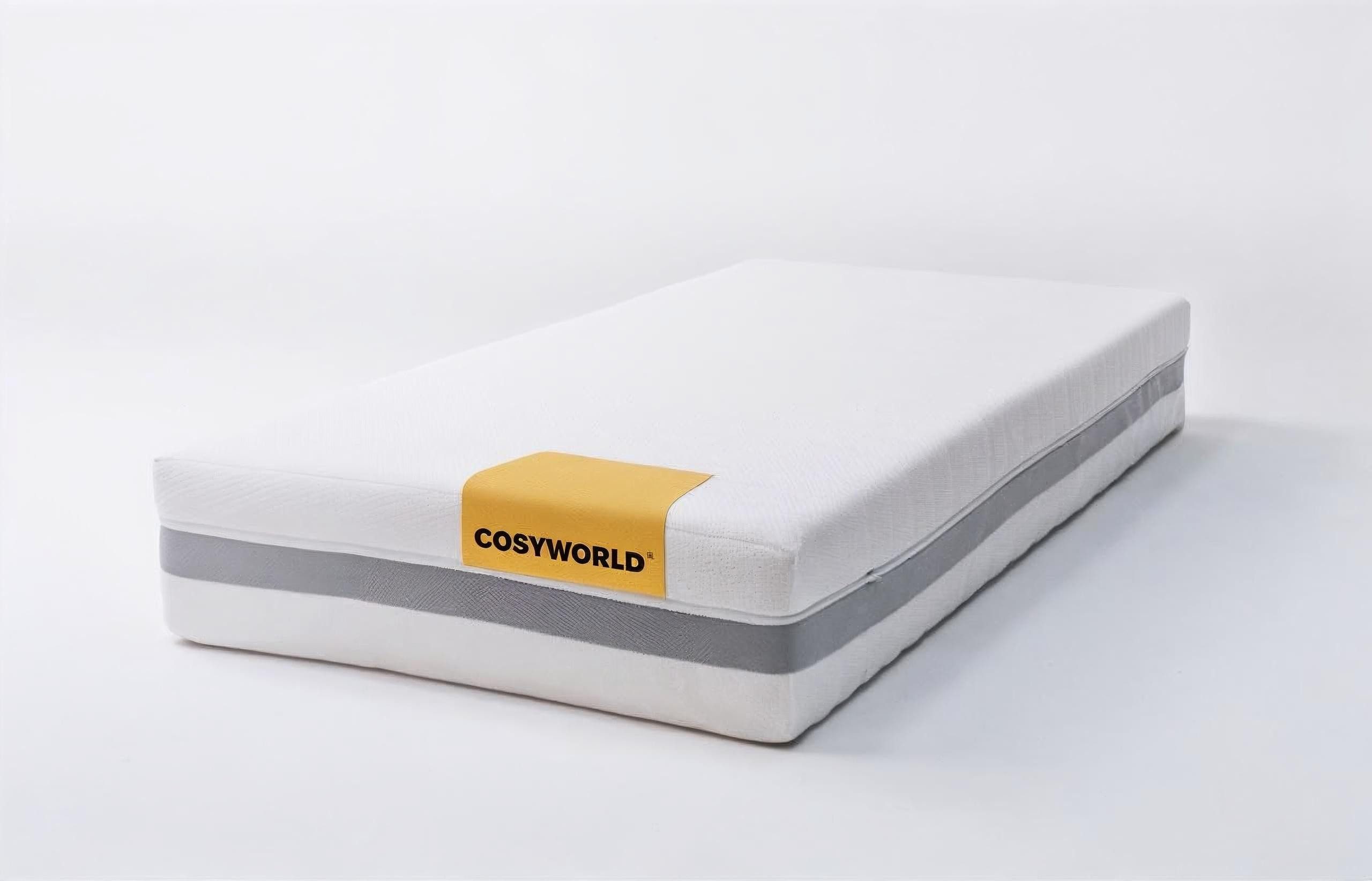 Kaltschaummatratze 7 Zonen mit zwei Härtegraden - Soft/Medium - Wendematratze, COSYWORLD, 27 cm hoch, (CosyMa, 1-tlg), mit abnehmbarem Bezug, ergonomisch, atmungsaktiv, druckentlastend