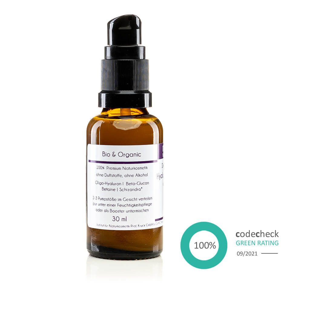 myrto Naturkosmetik Hyaluron Serum 300 – Booster für intensive Feuchtigkeit & Anti-Falten-Effekt,  ideal für sensible, reife und trockene Haut  vegan, alkoholfrei