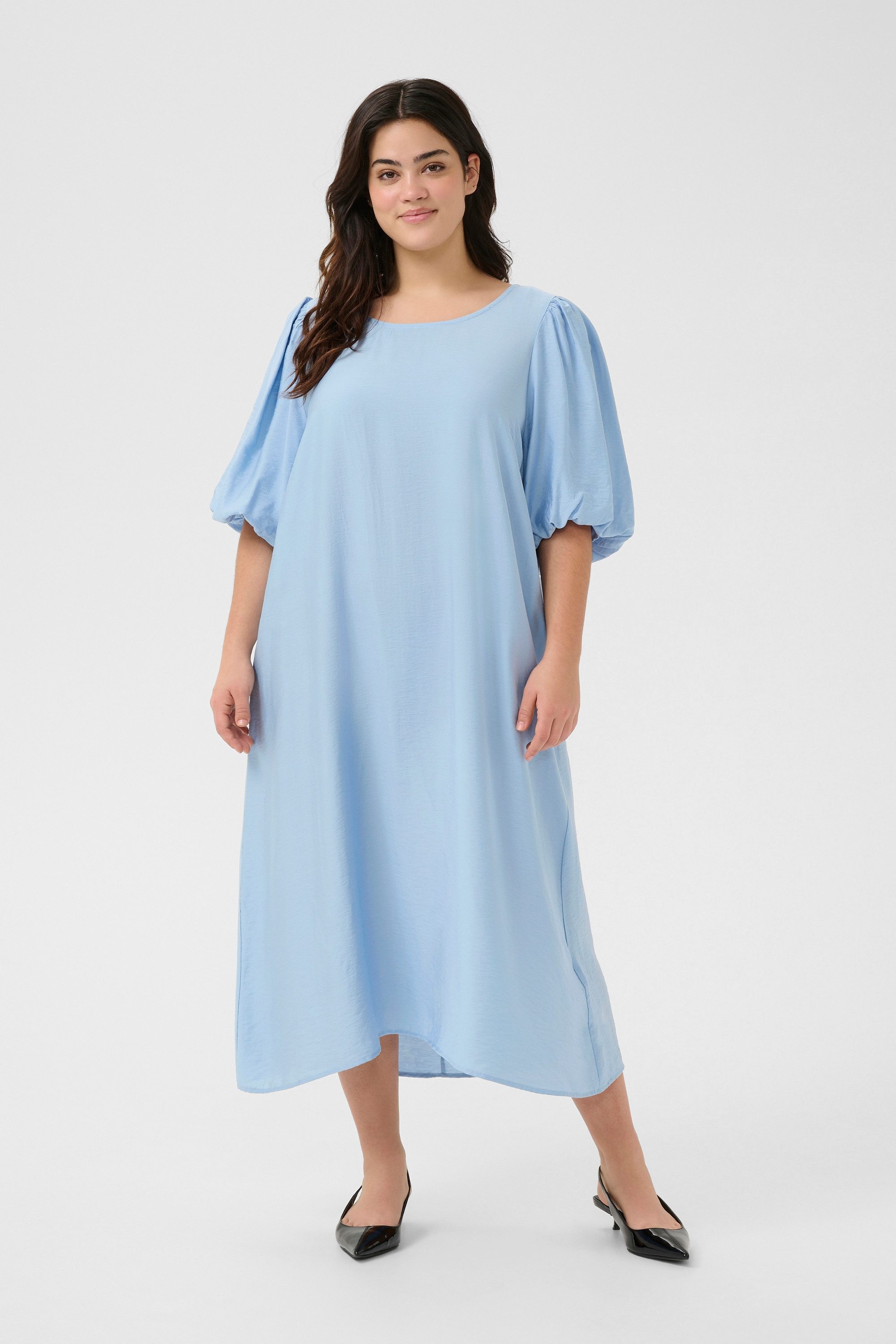 KAFFE Curve Blusenkleid Kleid KCpico Große günstig online kaufen